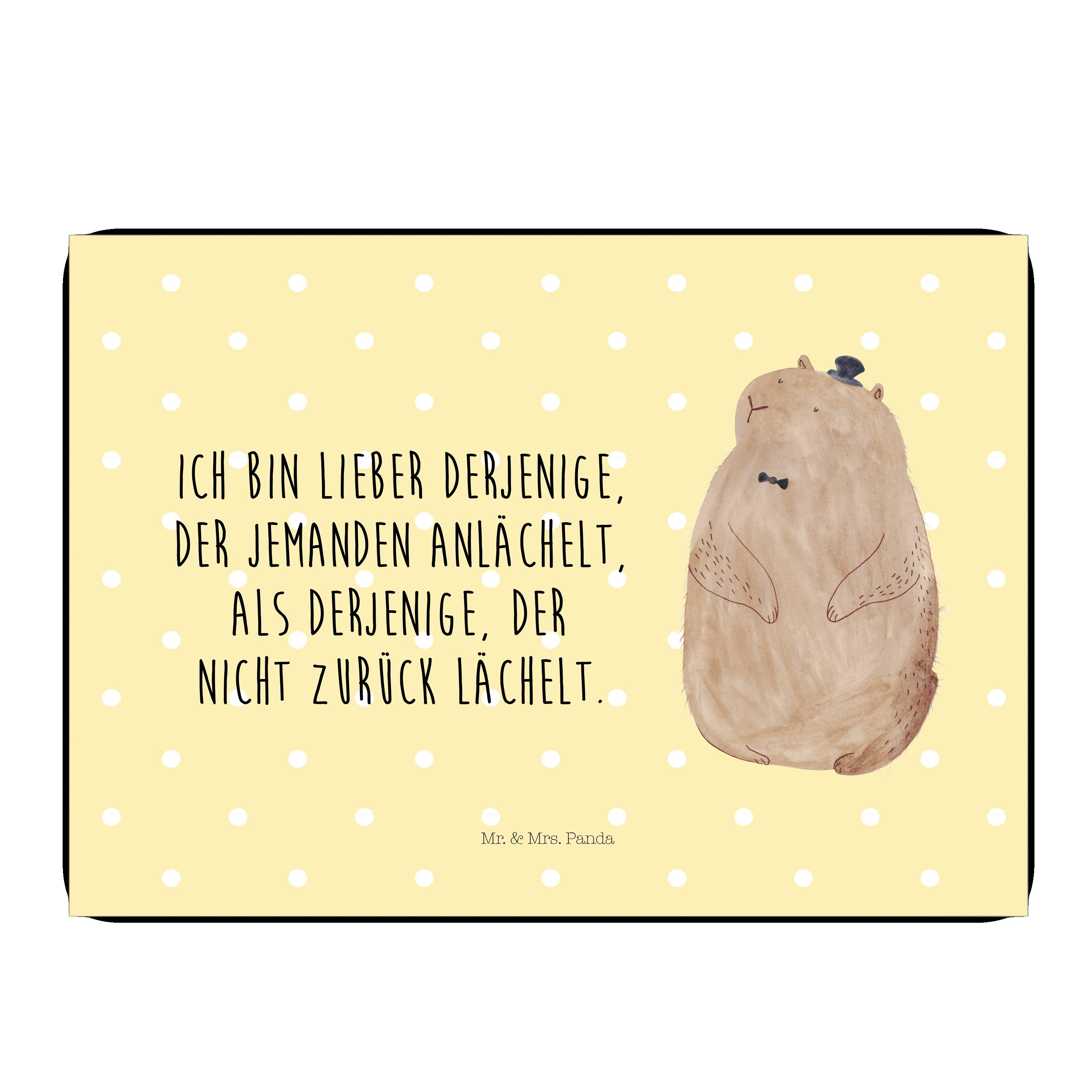 Mr. & Mrs. Panda Radiergummi »Murmeltier Gelb Pastell Geschenk