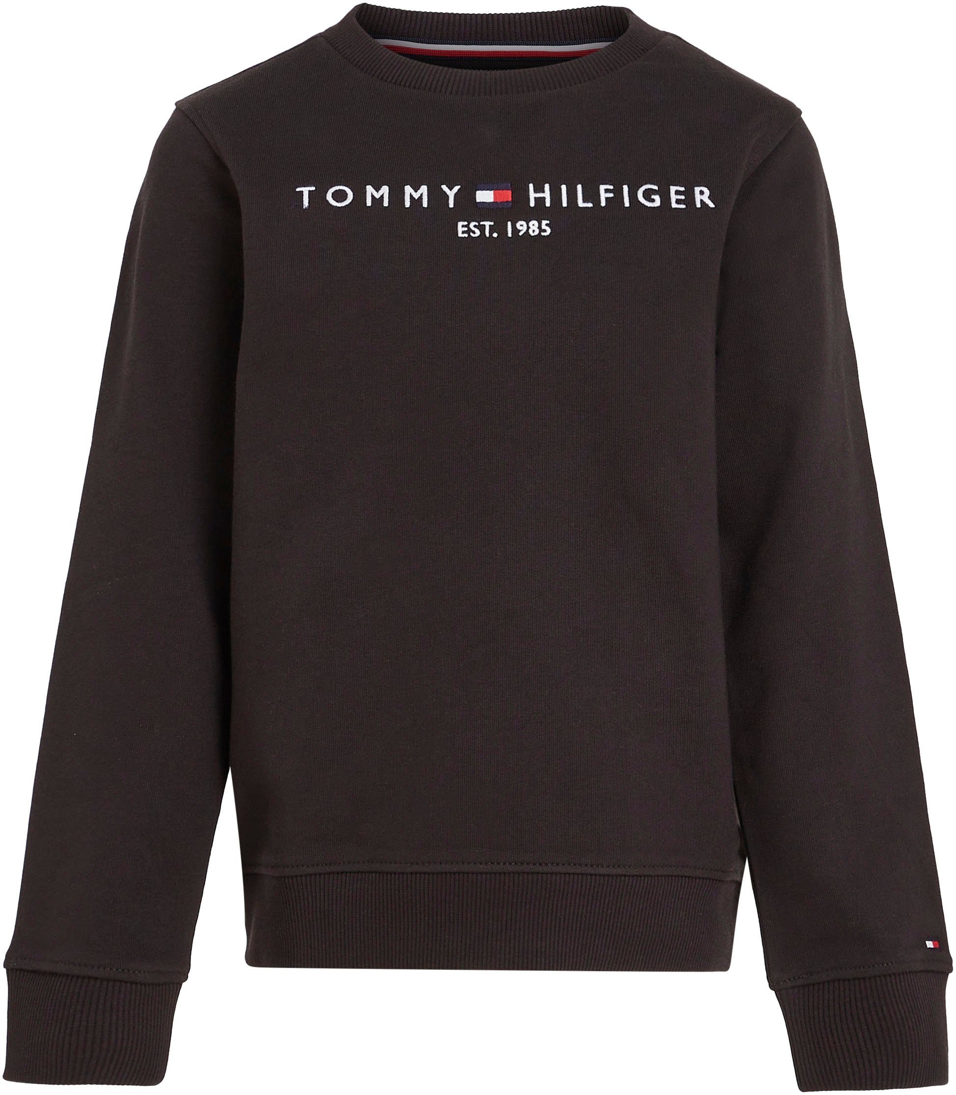 Sweatshirt Tommy SWEATSHIRT für Mädchen Hilfiger und Jungen ESSENTIAL