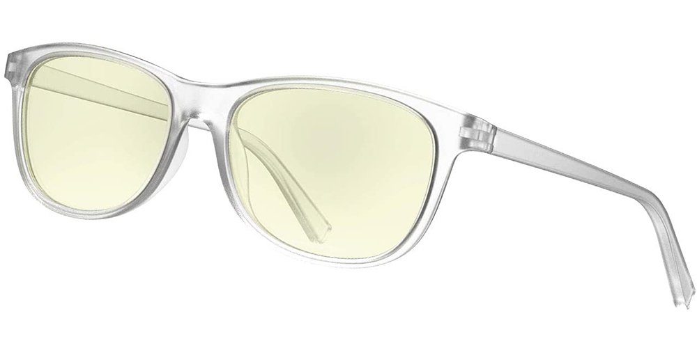 Anti Müdigkeit Avoalre Schutz, UV Brille Frame Damenbrille, weiß Oval