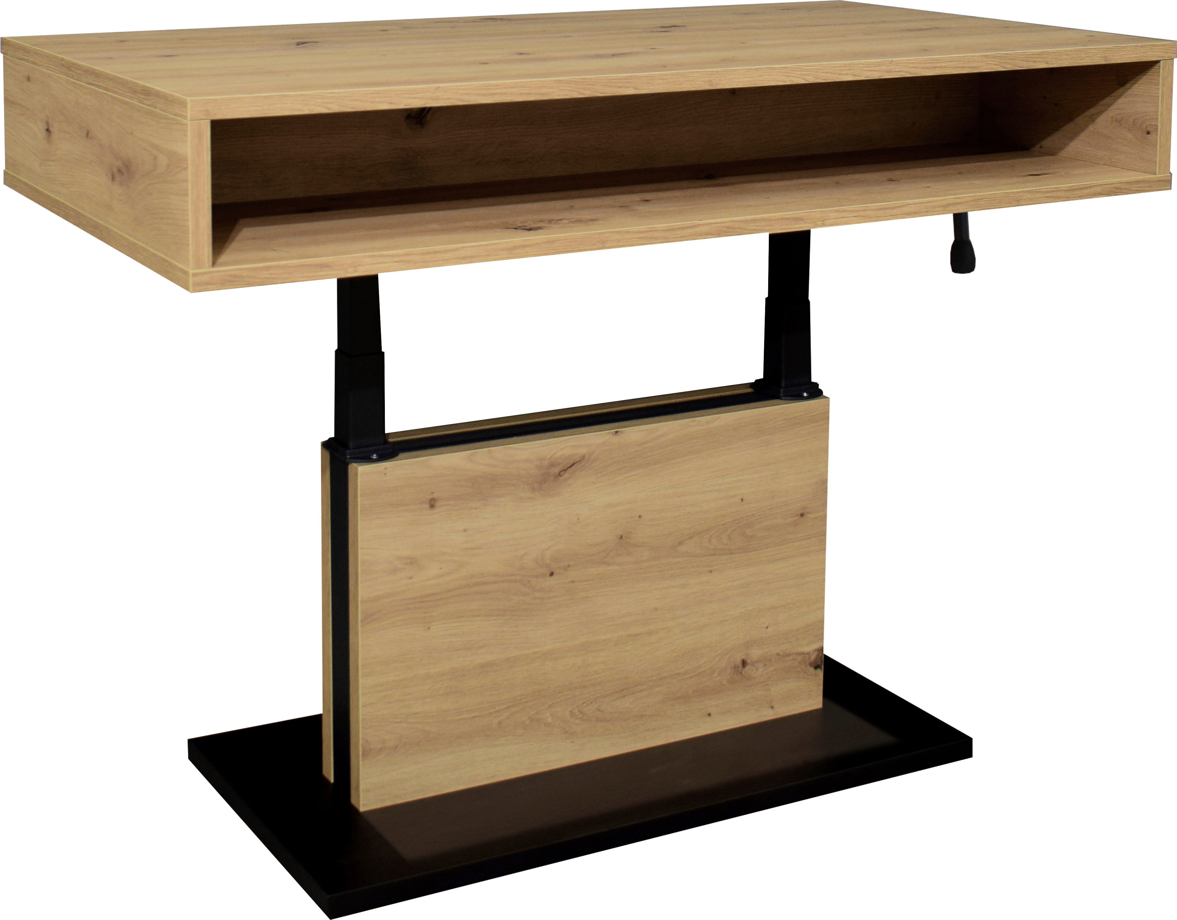 Mäusbacher Couchtisch Lift Couchtisch, höhenverstellbar von 59-78 cm, Breite 110 cm, Metallgestell