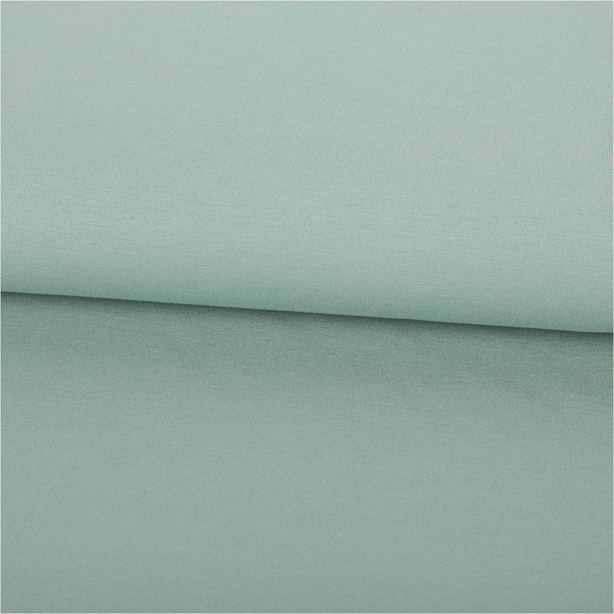 SCHÖNER LEBEN. Stoff Viskose Meterware Romanit Jersey Punta Royal einfarbig mint grün 150cm, atmungsaktiv