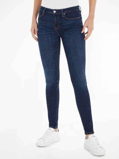 Tommy Hilfiger Skinny-fit-Jeans TH FLEX COMO SKINNY RW GYA mit Tommy Hilfiger Logo-Badge