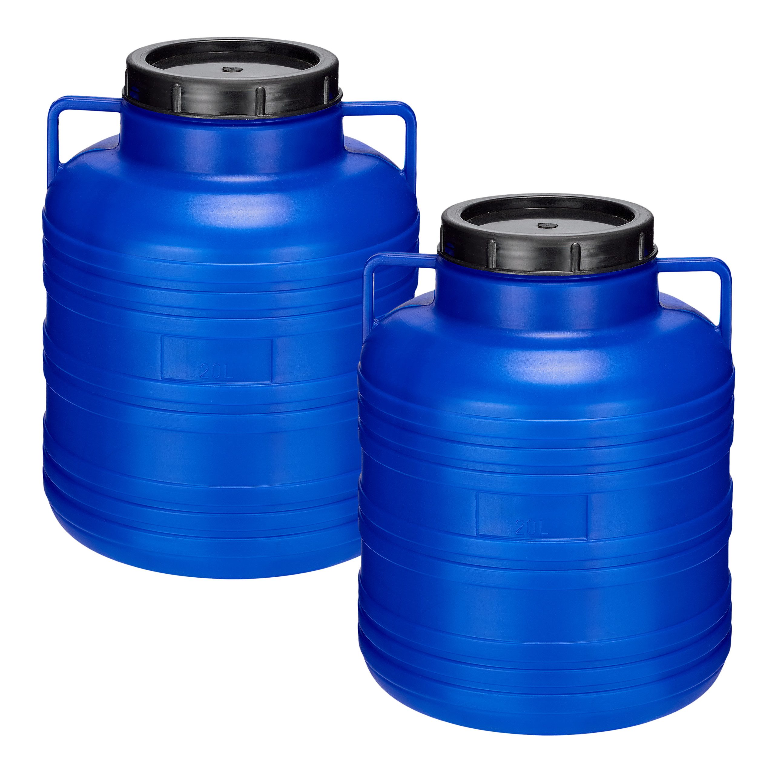 Garronda Regentonne Set 20 Liter Futtertonne BPA-frei Lebensmittel-Fass GD-0126, 20 l, (2-tlg), BPA-Frei
