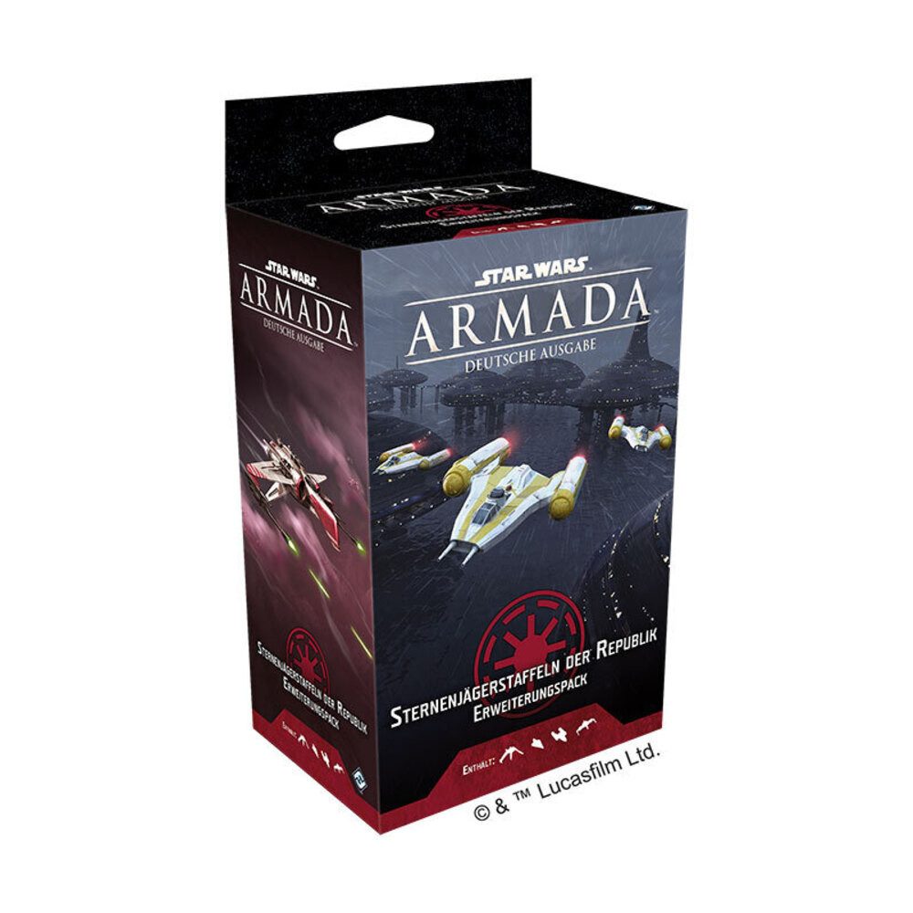 Asmodee Spiel, Star Wars: Armada - Sternenjägerstaffeln der Republik. Erweiterung