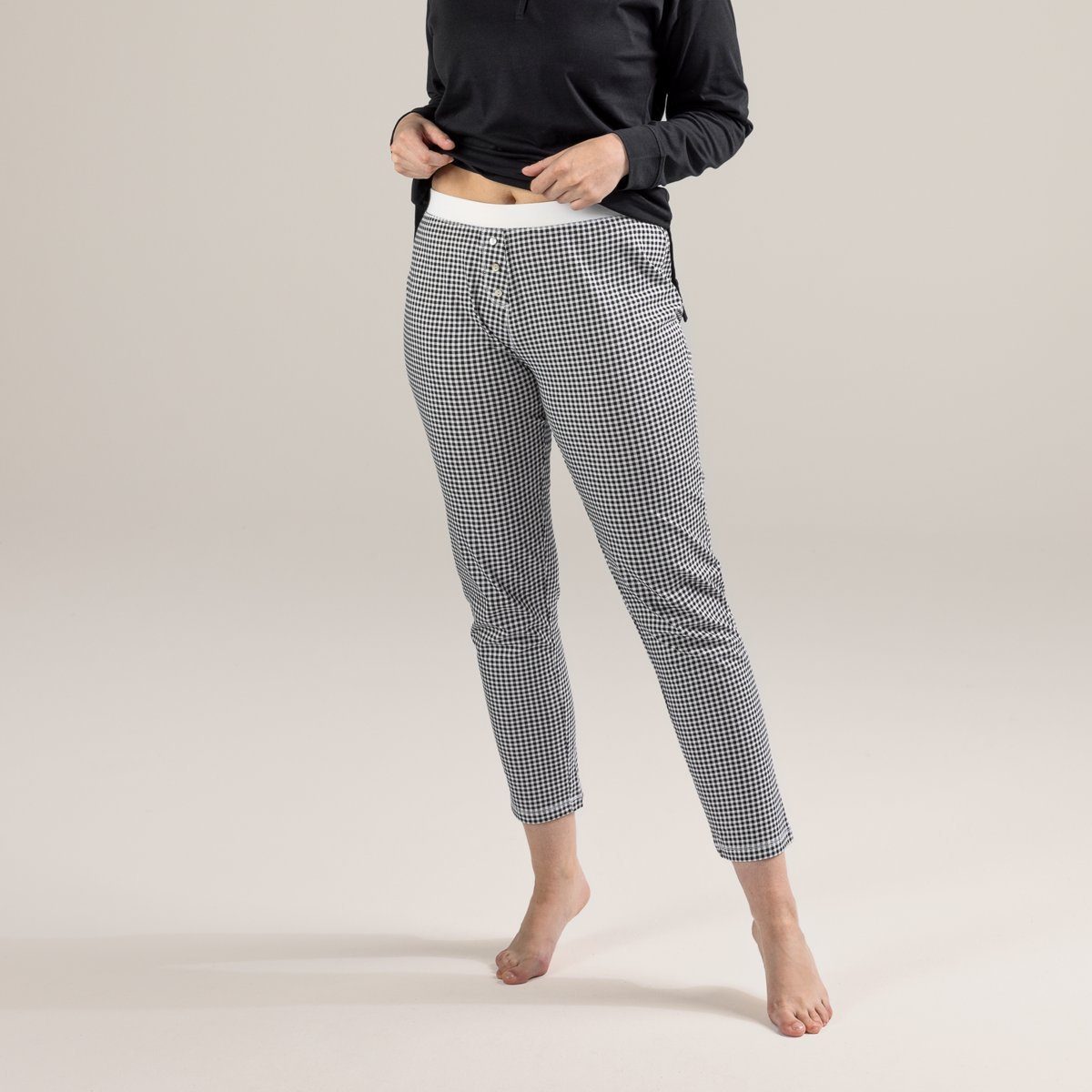 LIVING CRAFTS Schlafhose CAROL GOTS zertifiziert