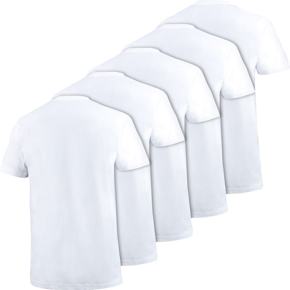 Otto Kern T-Shirt (5er-Pack) Kurzarmshirt aus hochwertiger, reiner Baumwolle