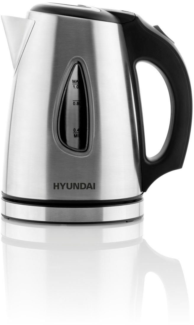 Hyundai Wasserkocher VK118, 1 l, 1630 W, Abschaltautomatik, Überhitzungsschutz, Drehbarer Sockel