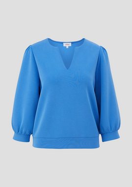 s.Oliver 3/4-Arm-Shirt Sweatshirt aus Scuba