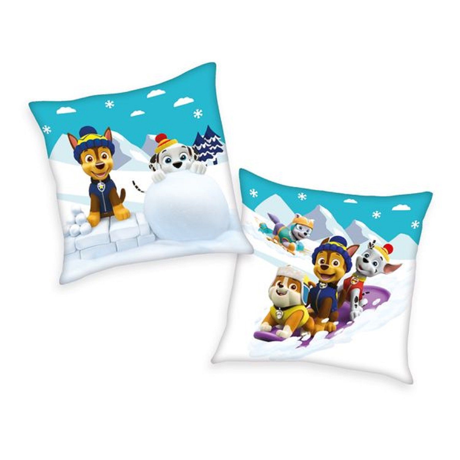 Dekokissen Paw Patrol Kissen Kuschelkissen Dekokissen 40 x 40 cm