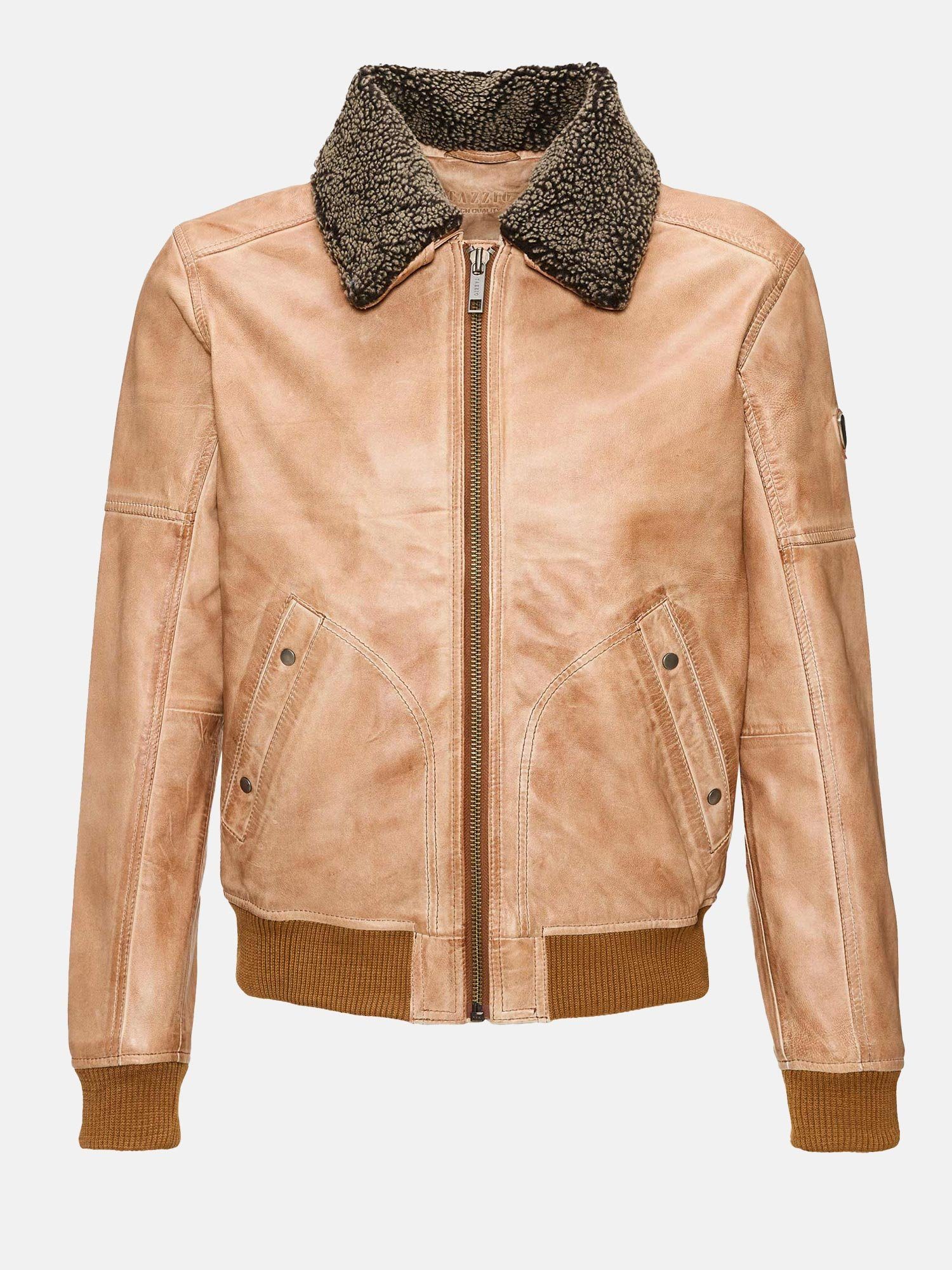 Lederjacke A801