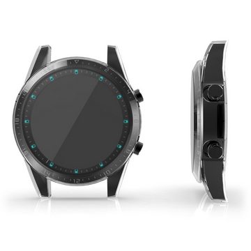kwmobile Sleeve 2x Hülle für Huawei Watch GT2 (46mm), Silikon Fullbody Cover Case Schutzhülle Set