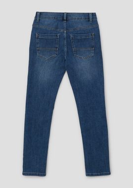 s.Oliver 5-Pocket-Jeans Jeans Seattle / Slim Fit / Mid Rise / Skinny Leg Waschung, Kontrastnähte