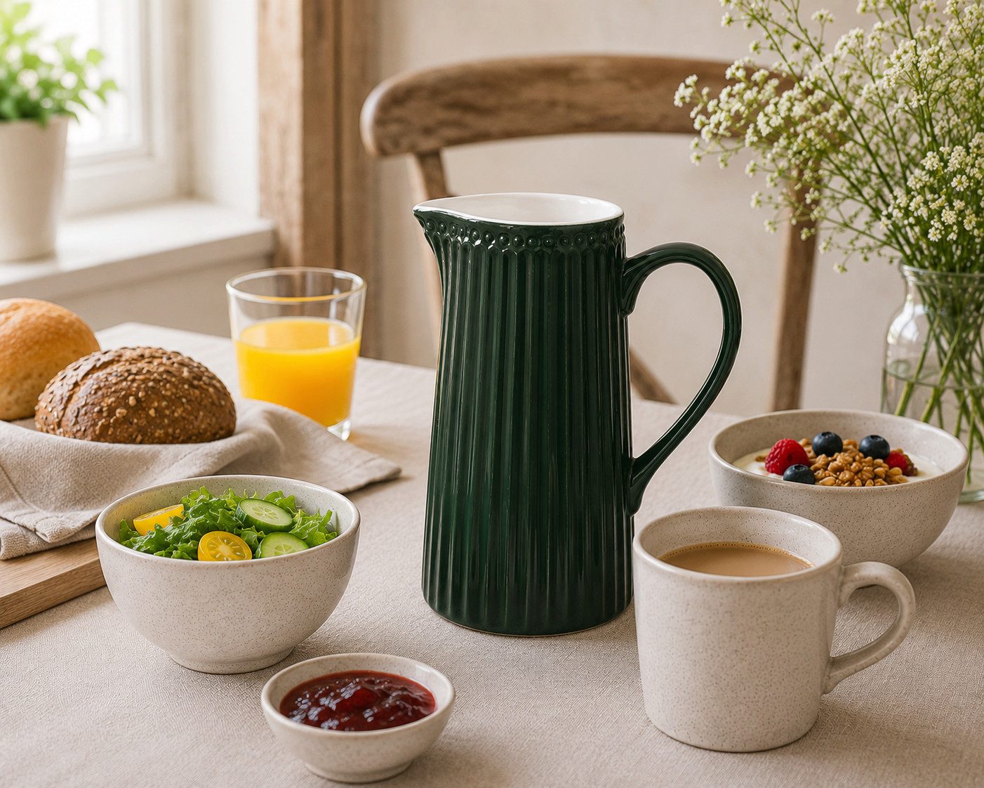Greengate Kanne GreenGate Kanne Alice Kieferngrün 1L