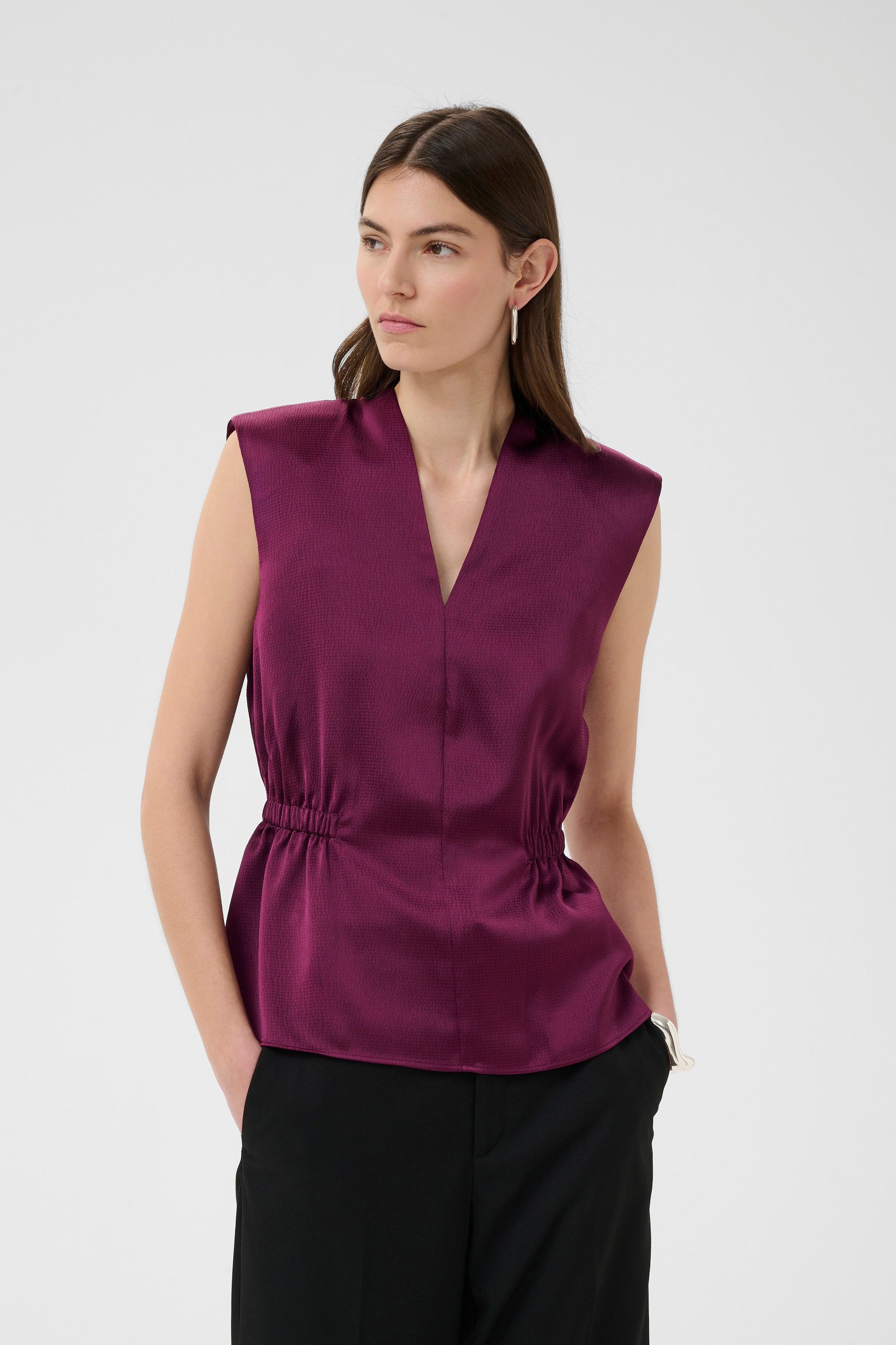 InWear Kurzarmbluse Kurzarm-Bluse BaljaIW