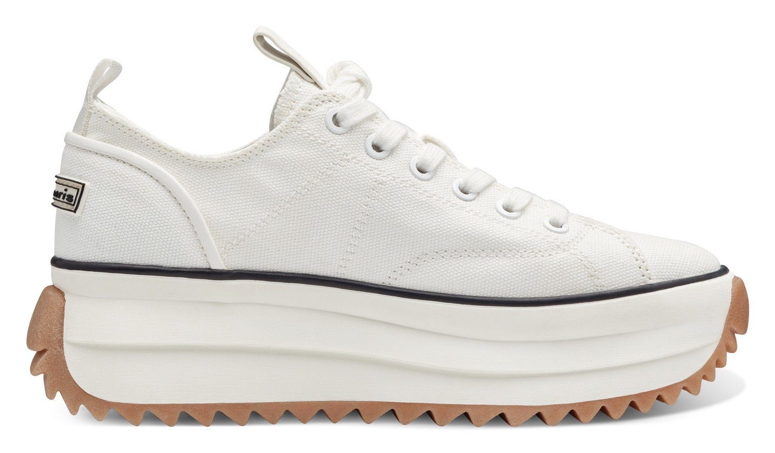 Tamaris Plateausneaker, Freizeitschuh, Halbschuh, Schnürschuh in veganer Verarbeitung