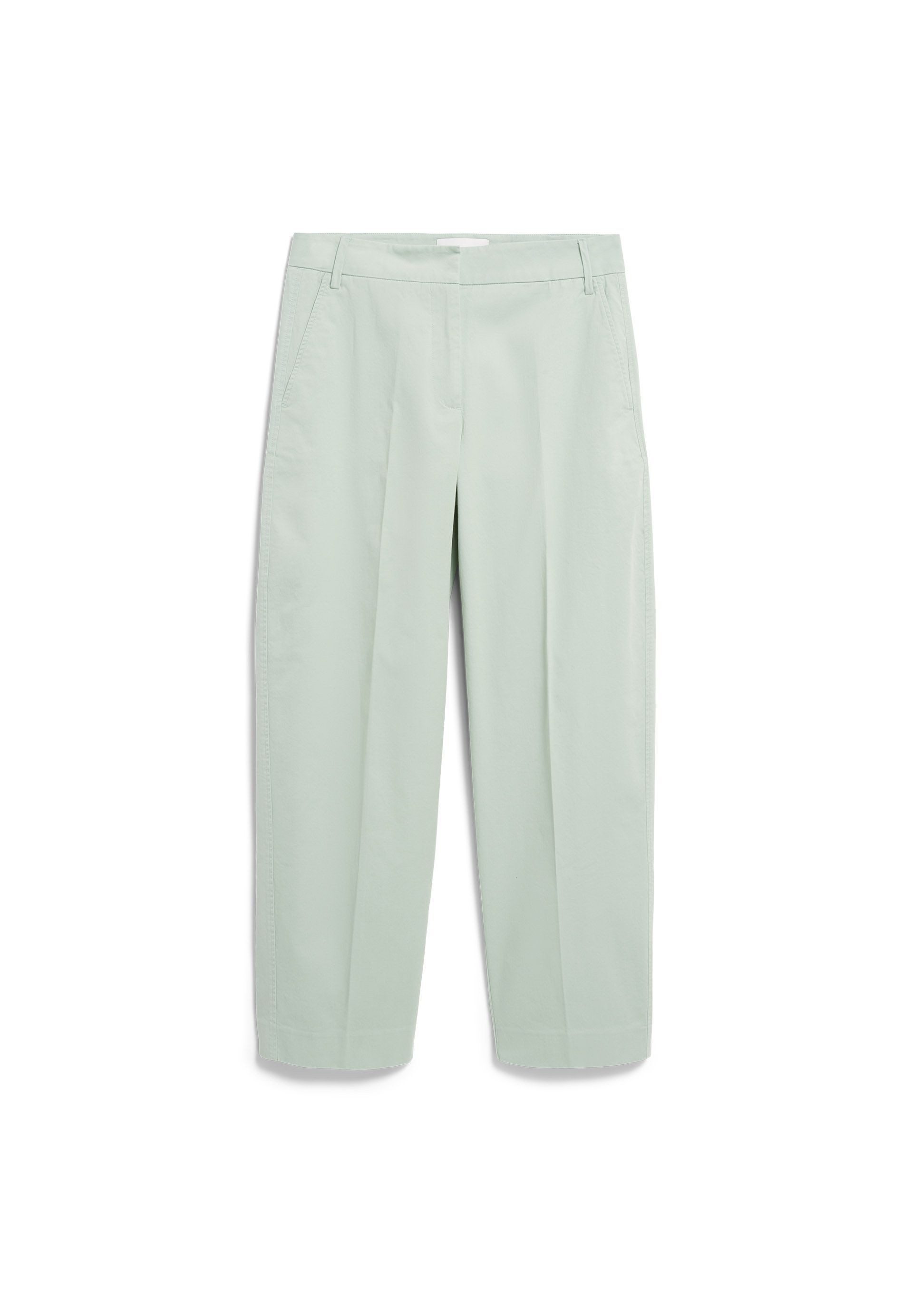 Armedangels Stoffhose BARREL TWILL Webhose aus Bio-Baumwoll Mix (Mid waist, Regular Fit)