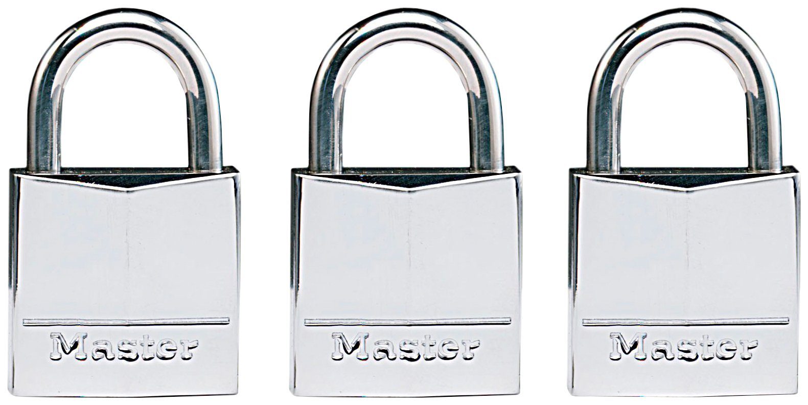 Master Lock Vorhängeschloss, Sicherheitsklasse 4, (Set, 3-tlg), Messing,  gleichschließend online kaufen | OTTO