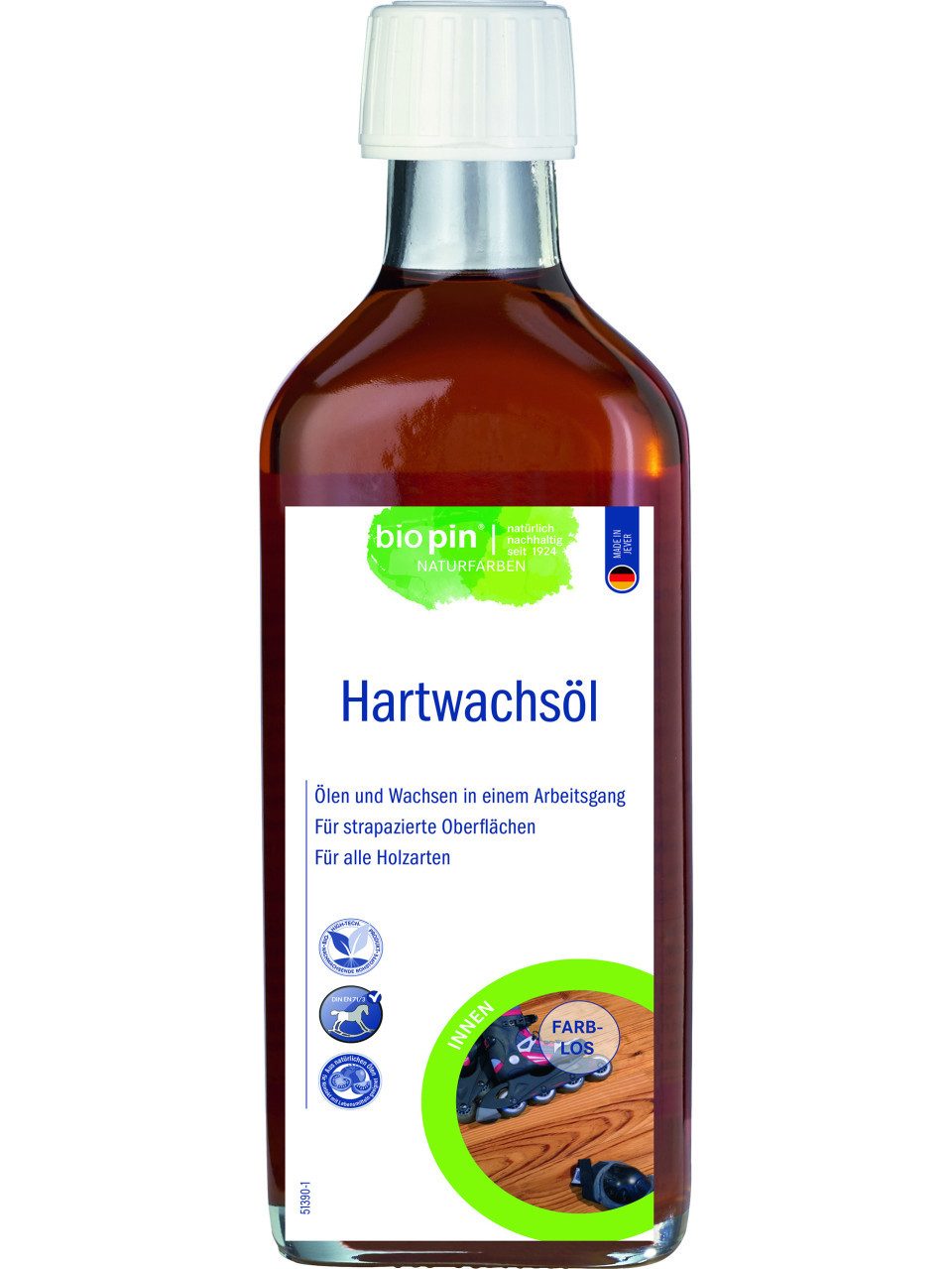 Bio Pin Hartwachsöl Biopin Hartwachsöl 250 ml farblos