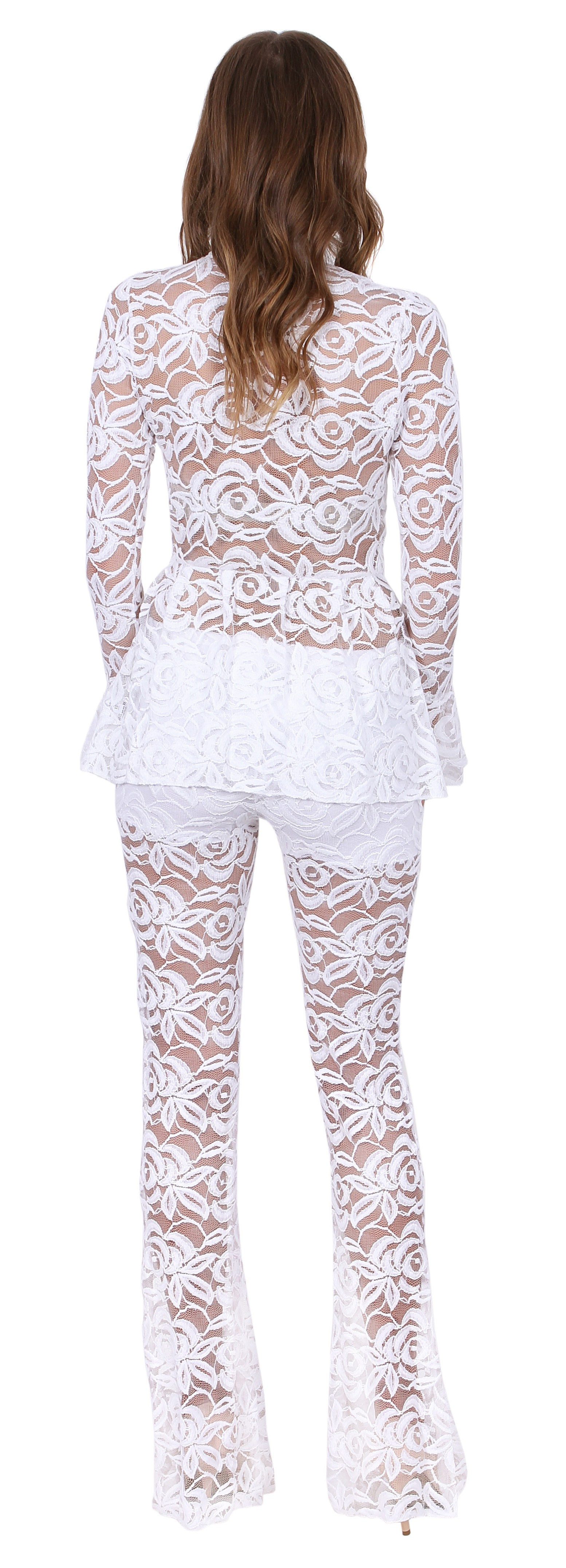 Sarcia.eu Blusentop John Zack Weiße Bluse aus Spitze S – Bild 5 von 5