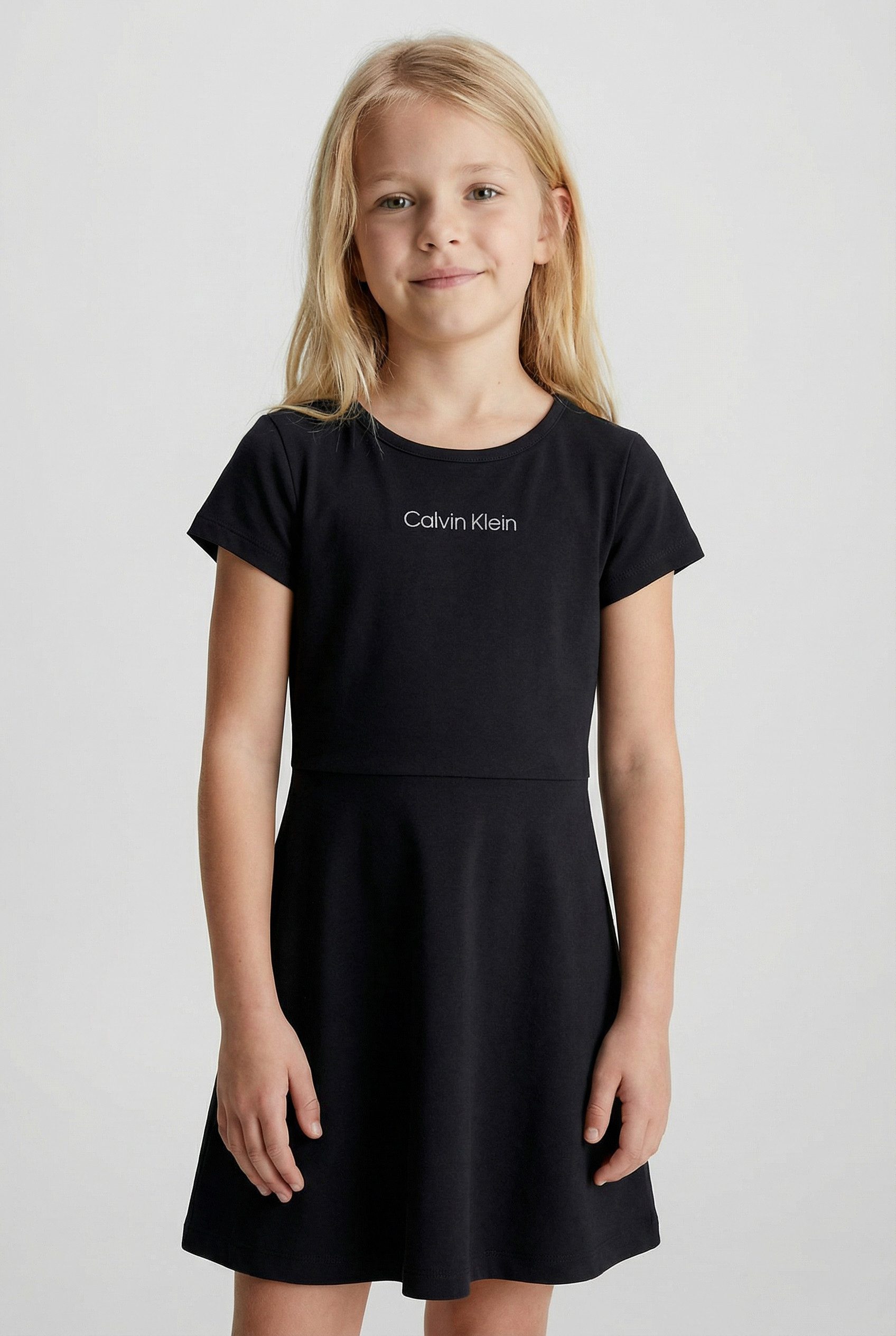 Calvin Klein Jeans Jerseykleid PUNTO DRESS Regular fit für Kinder mit Markenlogo