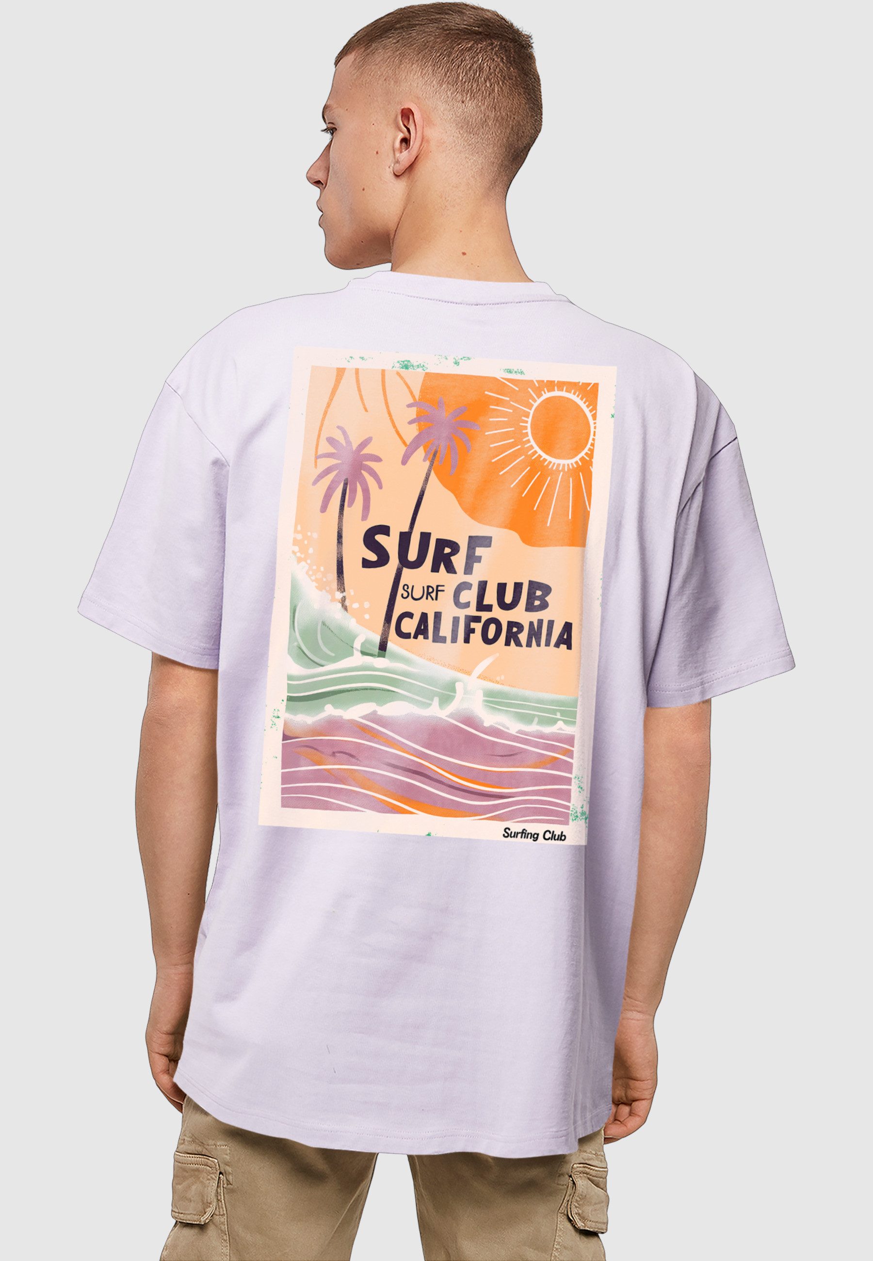 Merchcode T-Shirt Merchcode Surf Club California Oversized T-shirt (1-tlg)