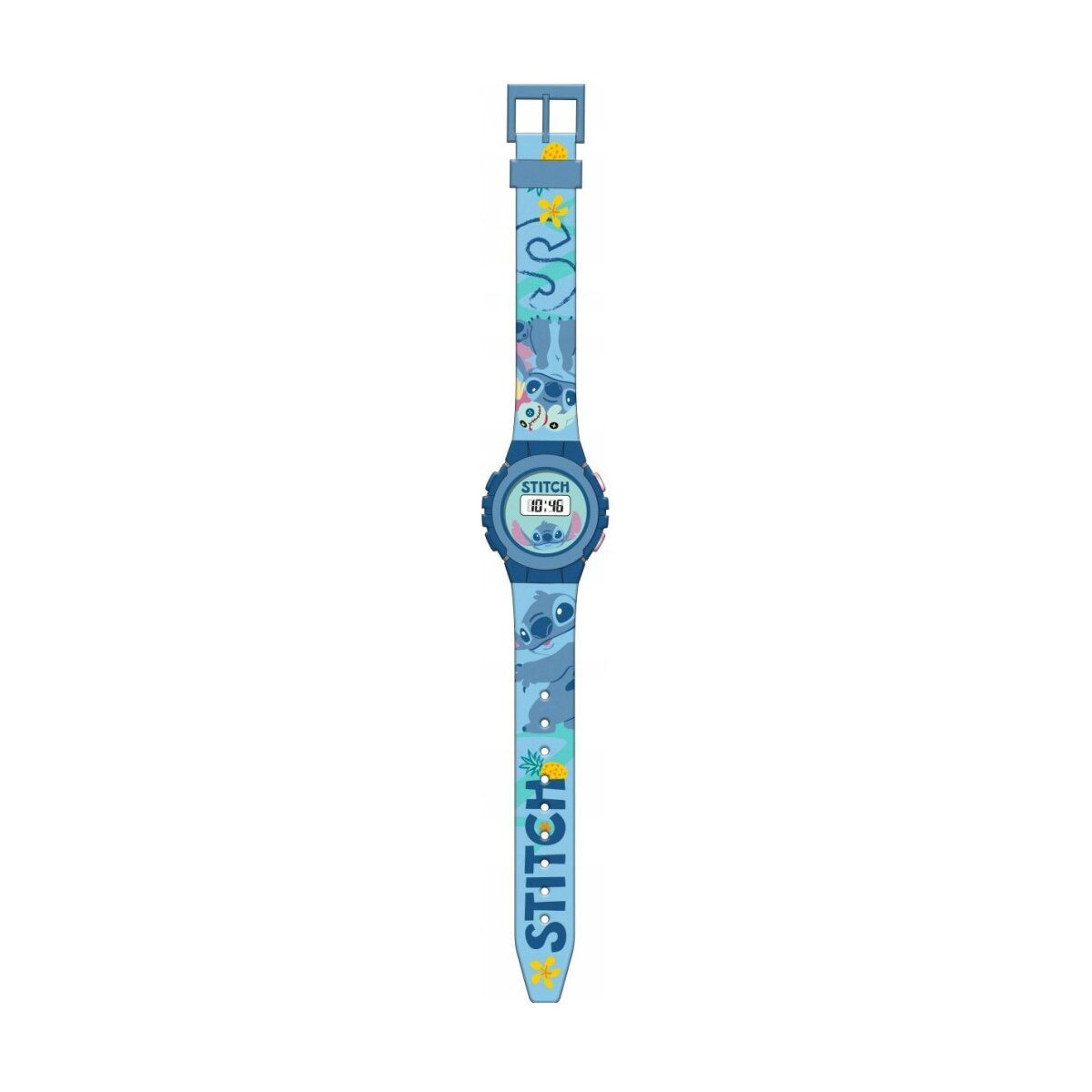 Lilo & Stitch Digitaluhr Lilo & Stitch Kinderuhr digital Blau Armbanduhr Disney, (1-tlg)