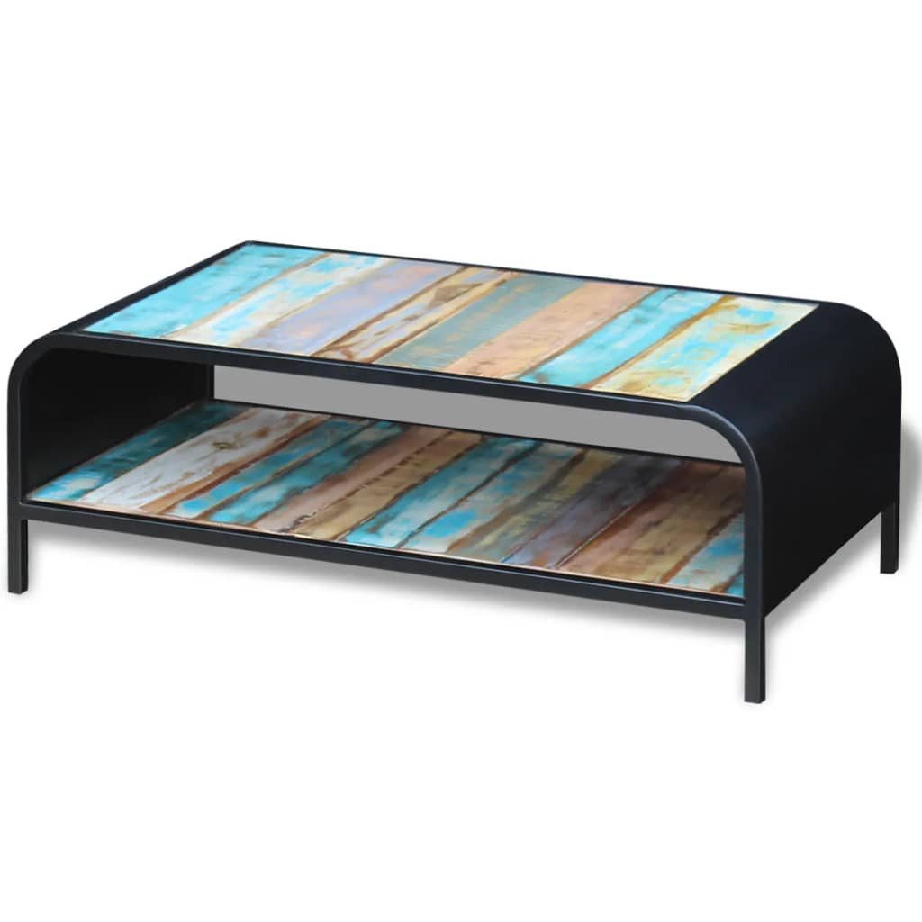 vidaXL Couchtisch Couchtisch Altholz Massiv (1-St)