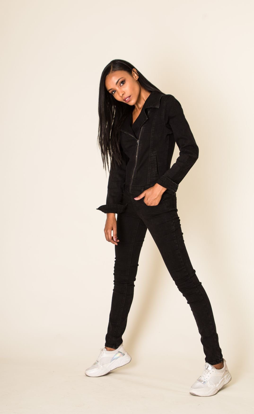Nina Carter Jumpsuit Jeans Anzug Hosenanzug günstig online kaufen