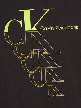 Calvin Klein Jeans T-Shirt MONOGRAM ECHO GRAPHIC TEE mit Logodruck