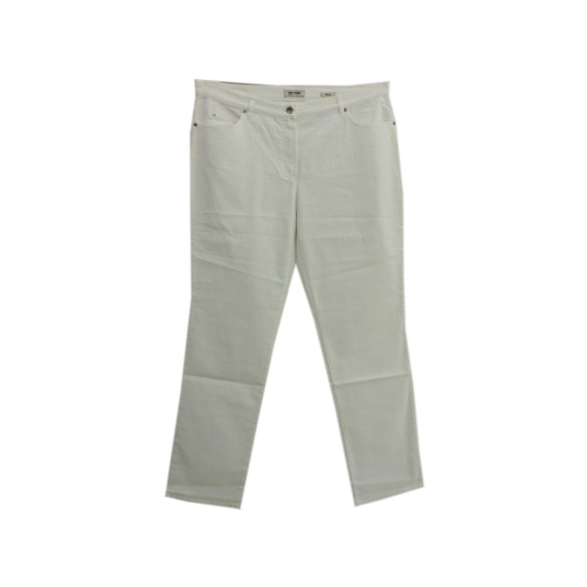 WEBER regular (1-tlg) weiß Straight-Jeans GERRY
