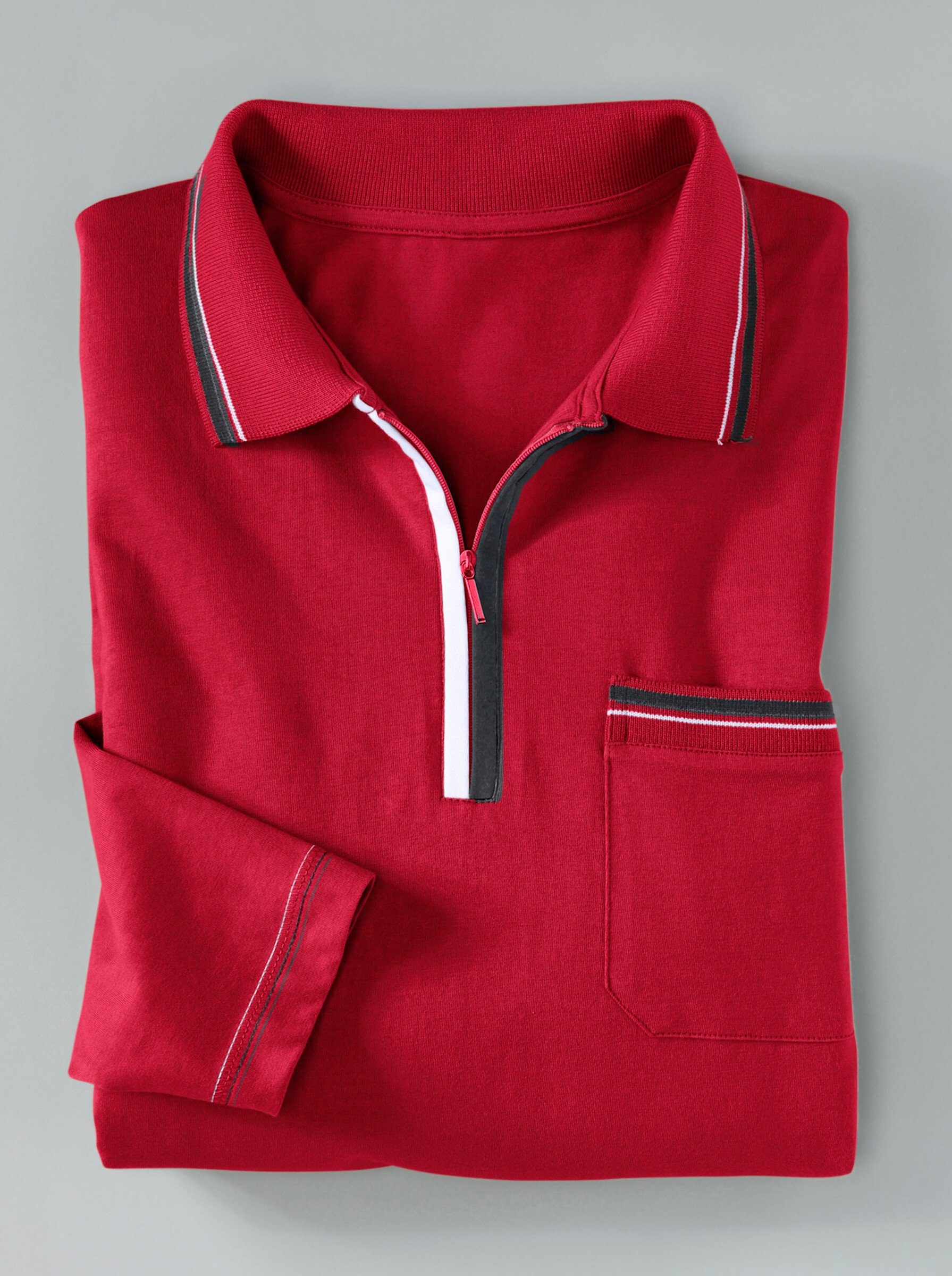 Classic Langarm-Poloshirt "Poloshirt", (1 tlg.) günstig online kaufen