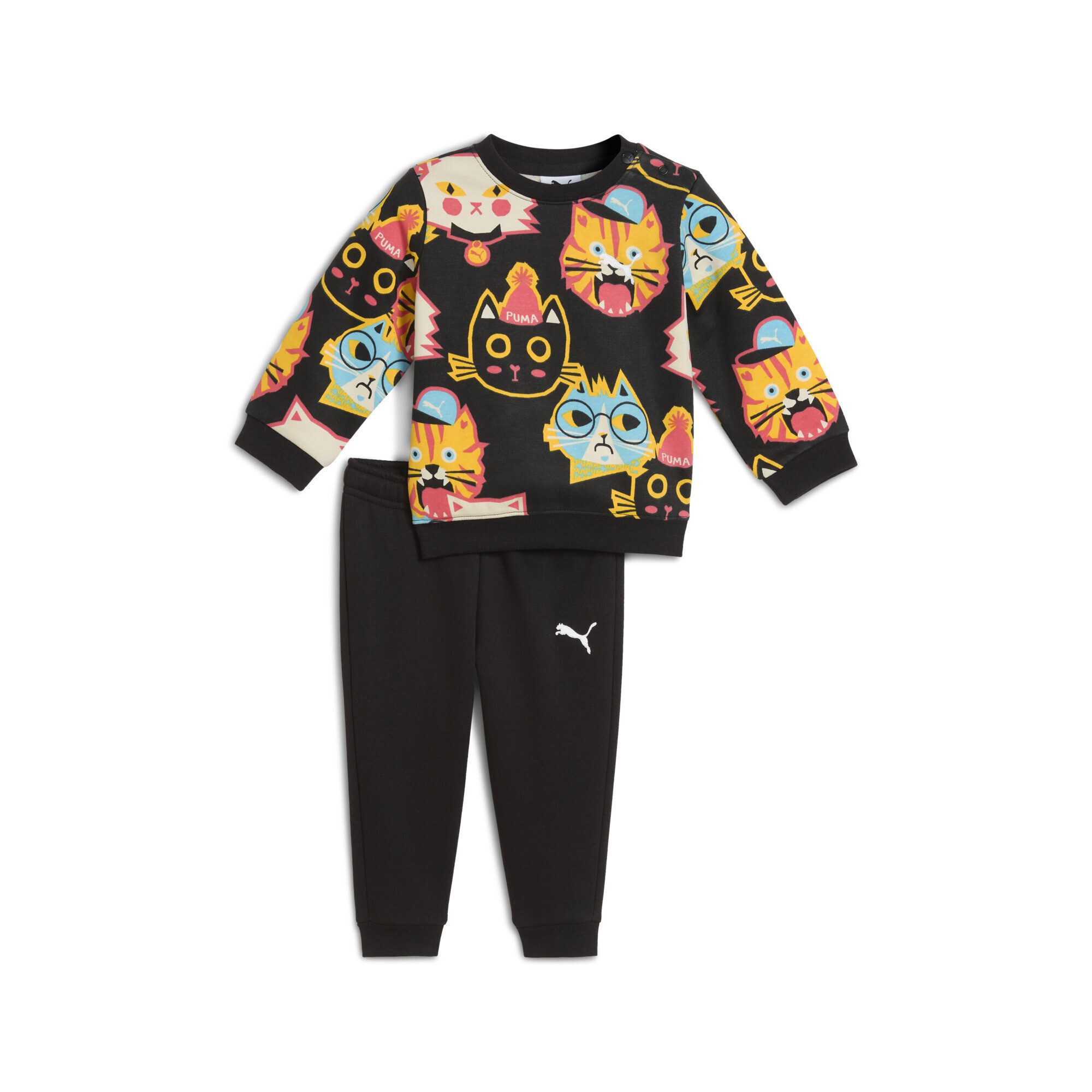 PUMA Jogginganzug Minicats Moody Cat AOP Jogginganzug Kinder