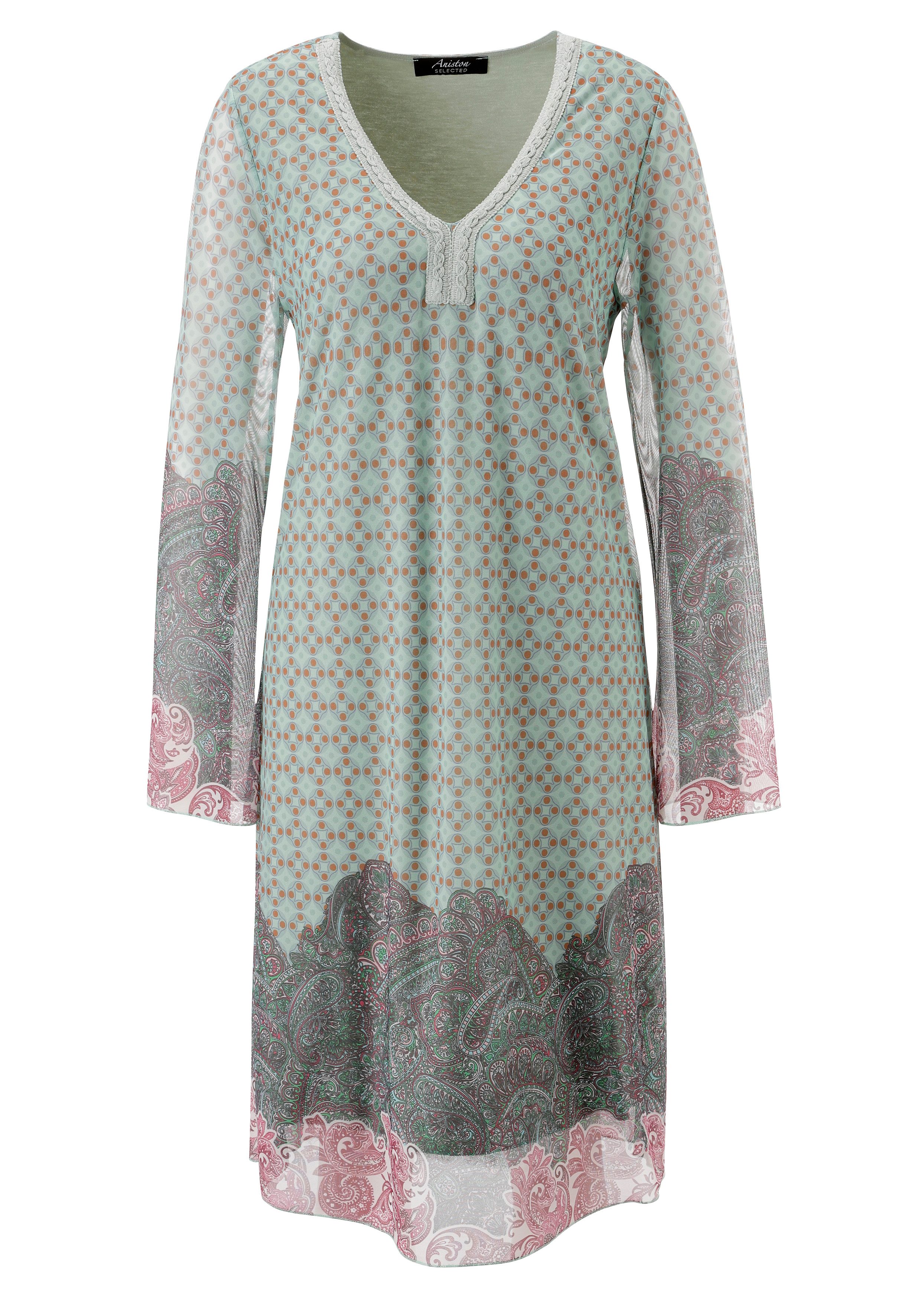 Aniston SELECTED Meshkleid in Mesh-Qualiät und im angesagten Mustermix