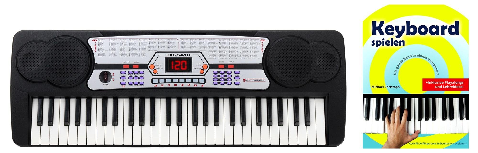 Home-Keyboard BK-5410 - Einsteiger-Keyboard mit 54 Tasten ideal für Kinder