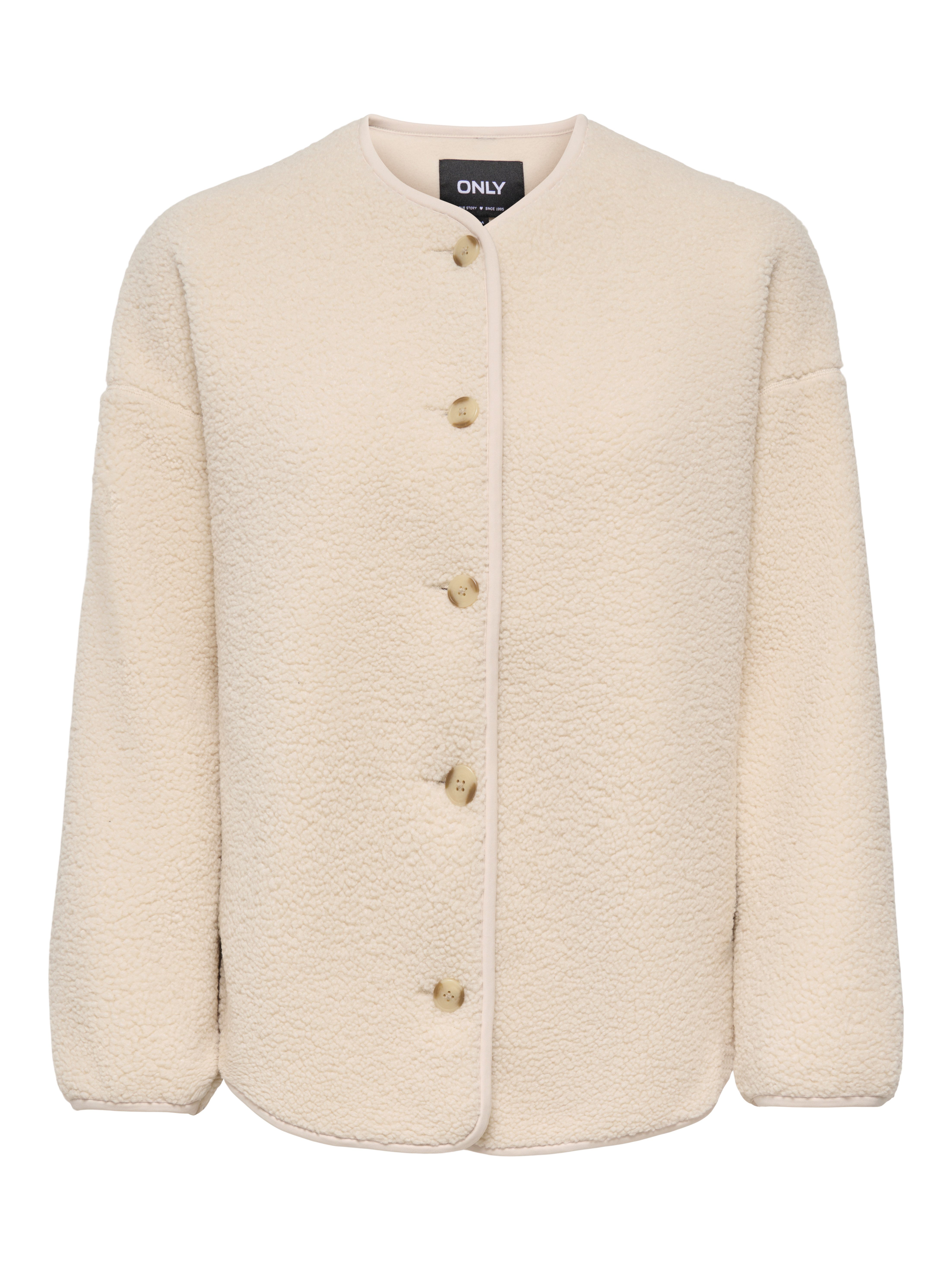 ONLY Plüschjacke ONLRUNA TEDDY JACKET OTW Polyester
