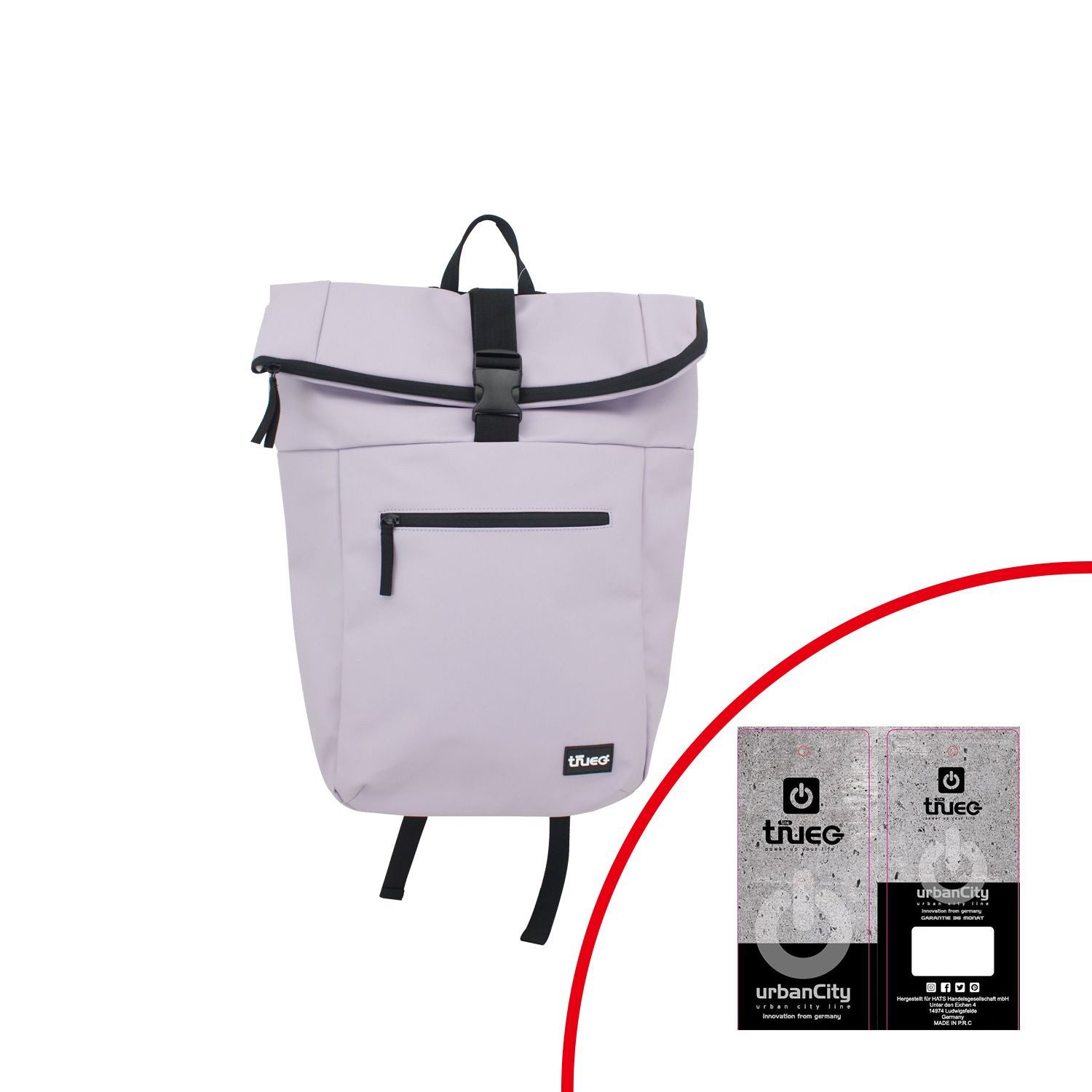 Freizeitrucksack TheTrueC Rucksack Urban Line - Bennie Bennie lila