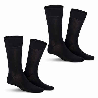 KUNERT Basicsocken COMFORT COTTON 2-PACK (2-Paar) Herren Socken im Doppelpack mit hohem Baumwoll-Anteil