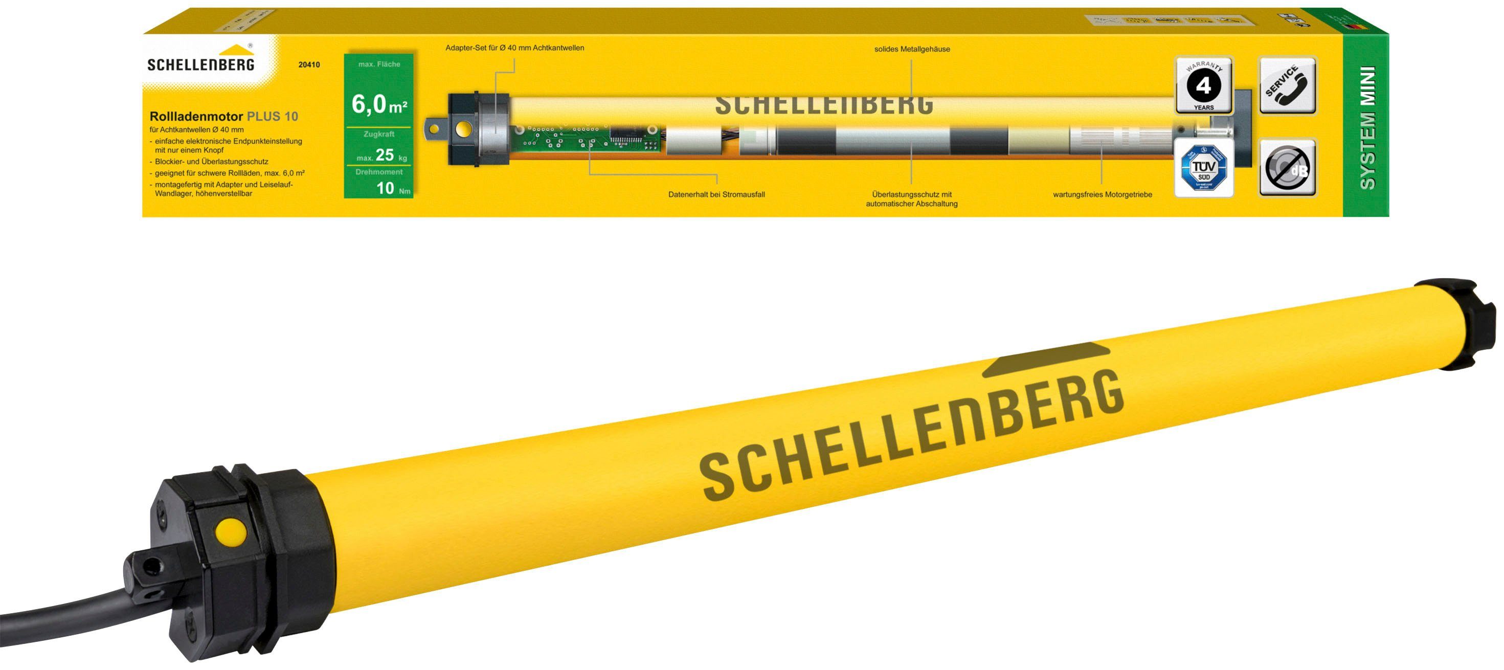 SCHELLENBERG Rollladenmotor Plus, Rohrmotor mit elektronischer günstig online kaufen