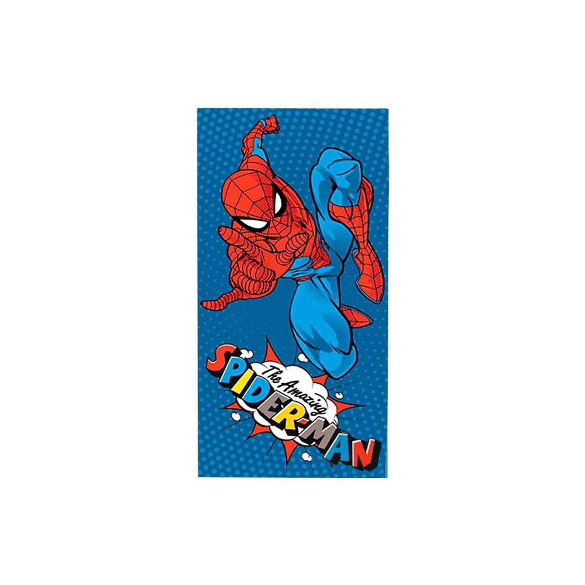 Spiderman Банные полотенца Spiderman Badetuch 70x140cm – Amazing Strandtuch Design, 100% Baumwolle (1-St)