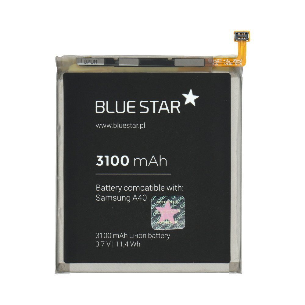 BlueStar Akku EB-BA405ABE (A405F) A40 kompatibel Li-lon Batterie Smartphone-Akku SAMSUNG 3100mAh Accu Ersatz GALAXY mit Austausch