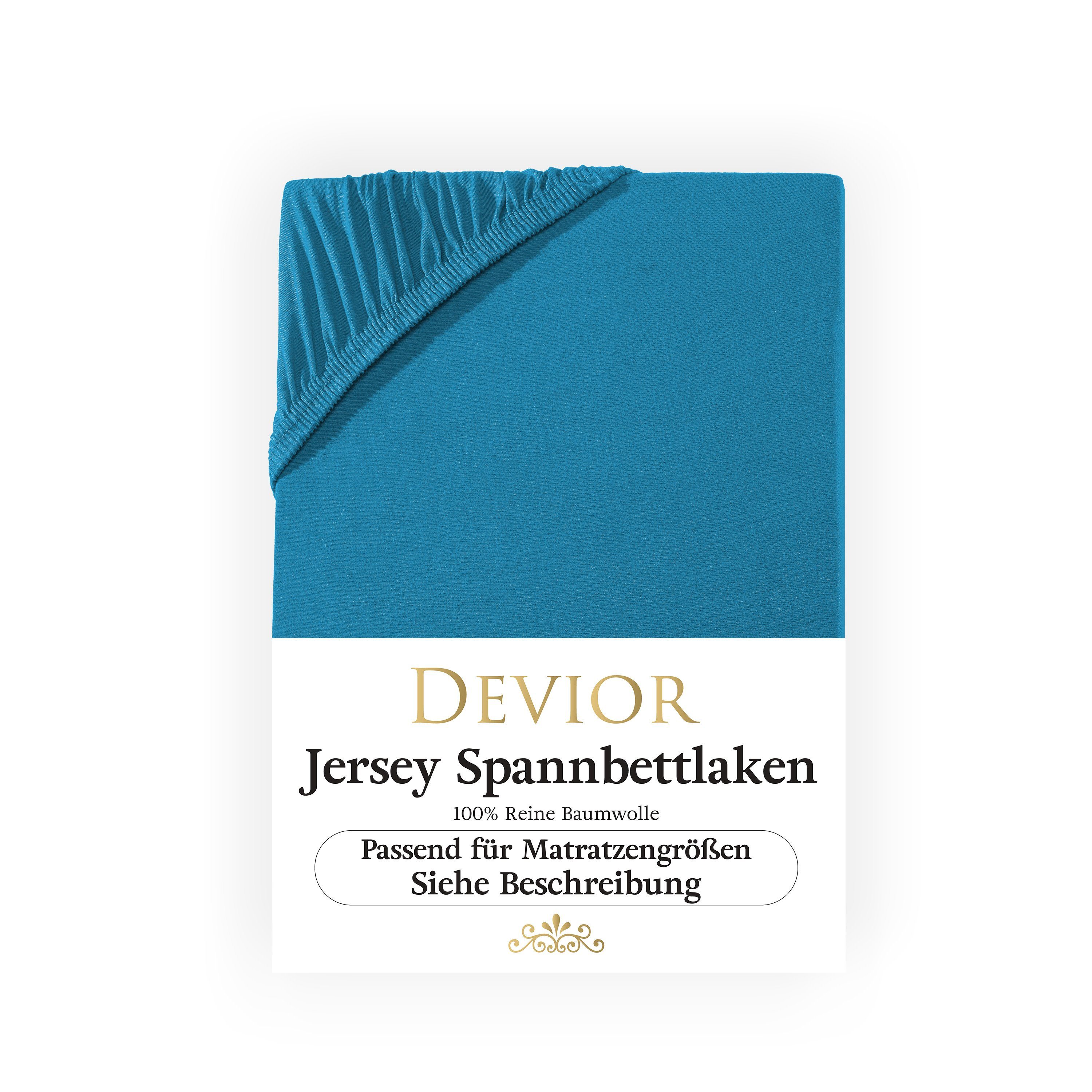 Devior Spannbettlaken Spannbetttuch Bettlaken Spannbetttücher Leintuch günstig online kaufen