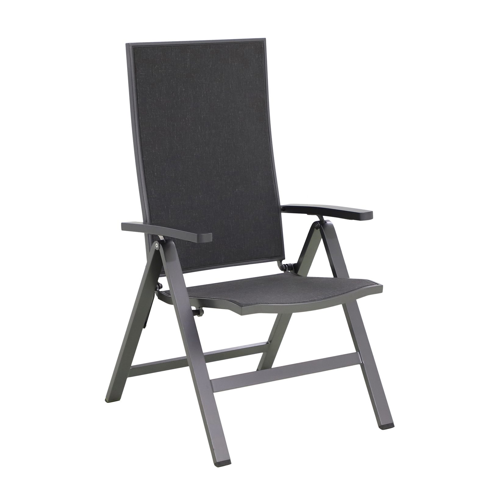 MWH Gartenstuhl VERONA, UV-beständig, wetterbeständig, klappbar, pflegeleicht, mit Armlehnen