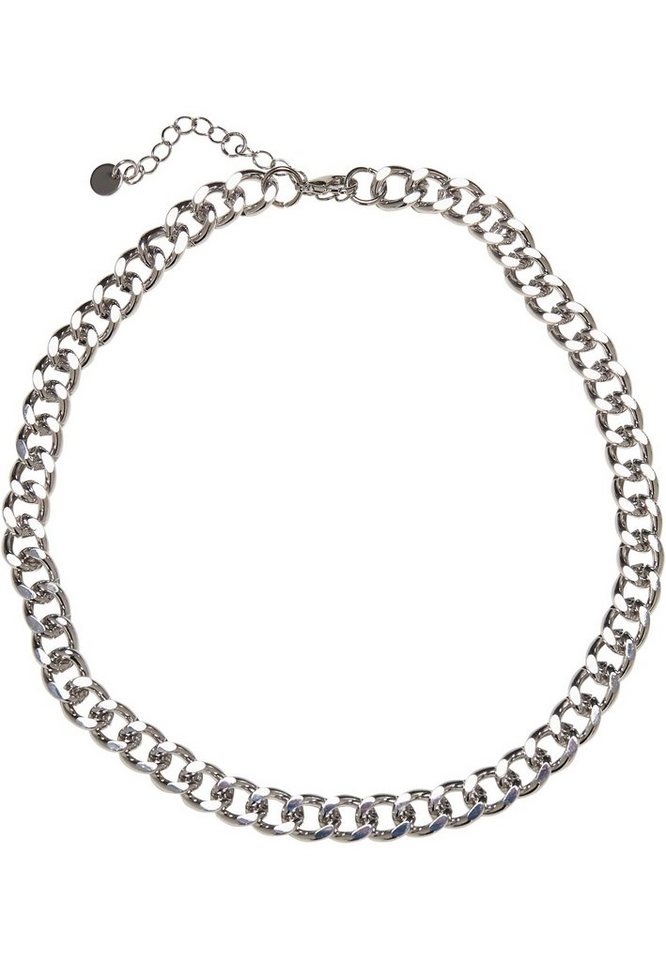URBAN CLASSICS Edelstahlkette Accessoires Big Saturn Basic Necklace, Für  ein perfektes Gefühl von Komfort und Stil