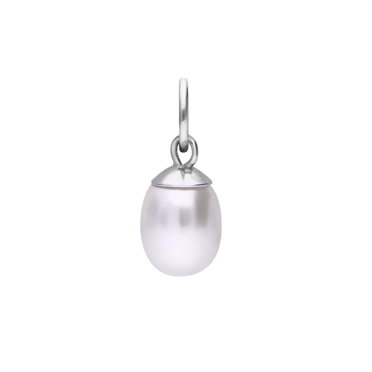 LUCARDI Kettenanhänger Anhänger - Stahl - Silber - Synthetischer Stein - Damen