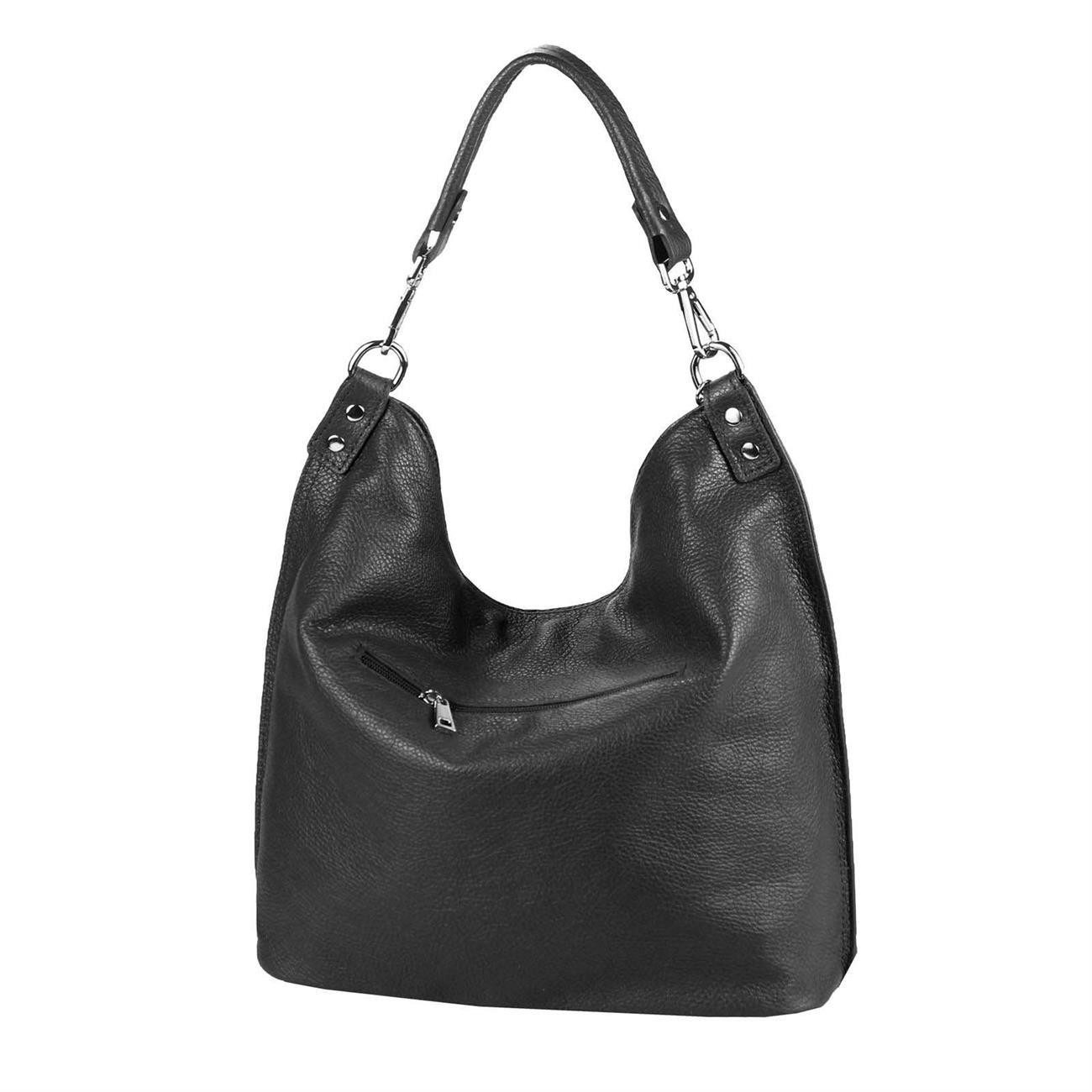 ITALYSHOP24 Schultertasche MADE IN ITALY XL Damen Nappa Leder Handtasche Sh günstig online kaufen