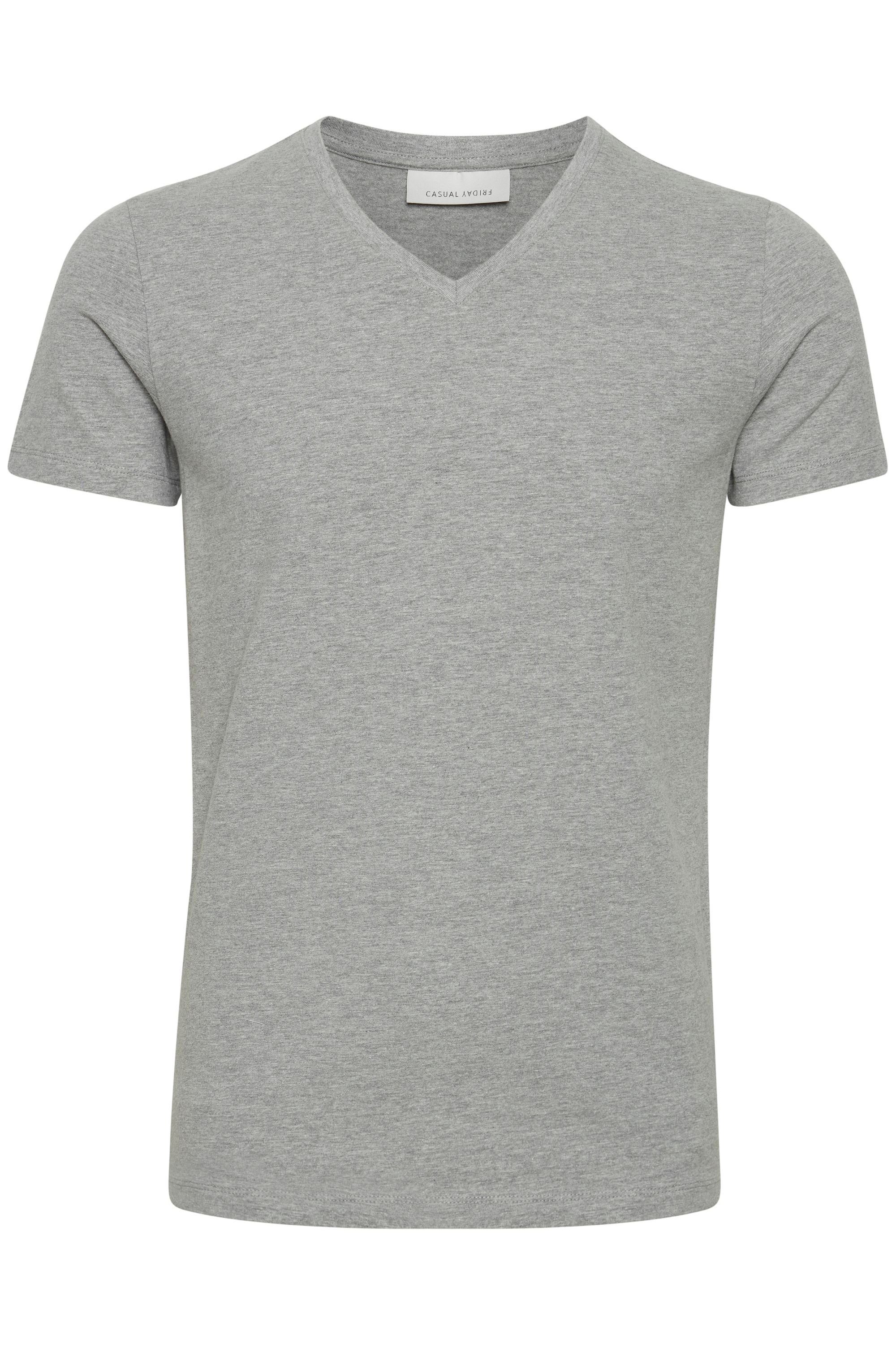 Light 20503062 - Casual Friday grey T-Shirt (50813) CFLincoln melange