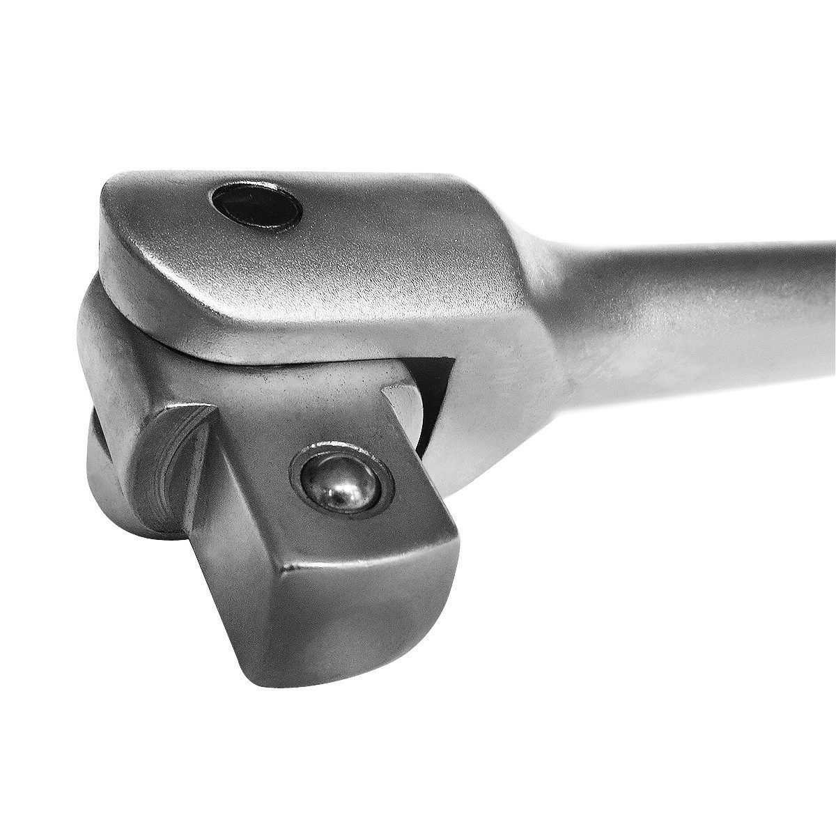 S&R Drehmomentschlüssel Gelenkgriff, Drehgriff 3/4", 600mm Ø 16 mm, mit 180-Grad Gelenk, Extra Belastbar, für Stecknüsse, Steckgriff Bruchfest, mattiert