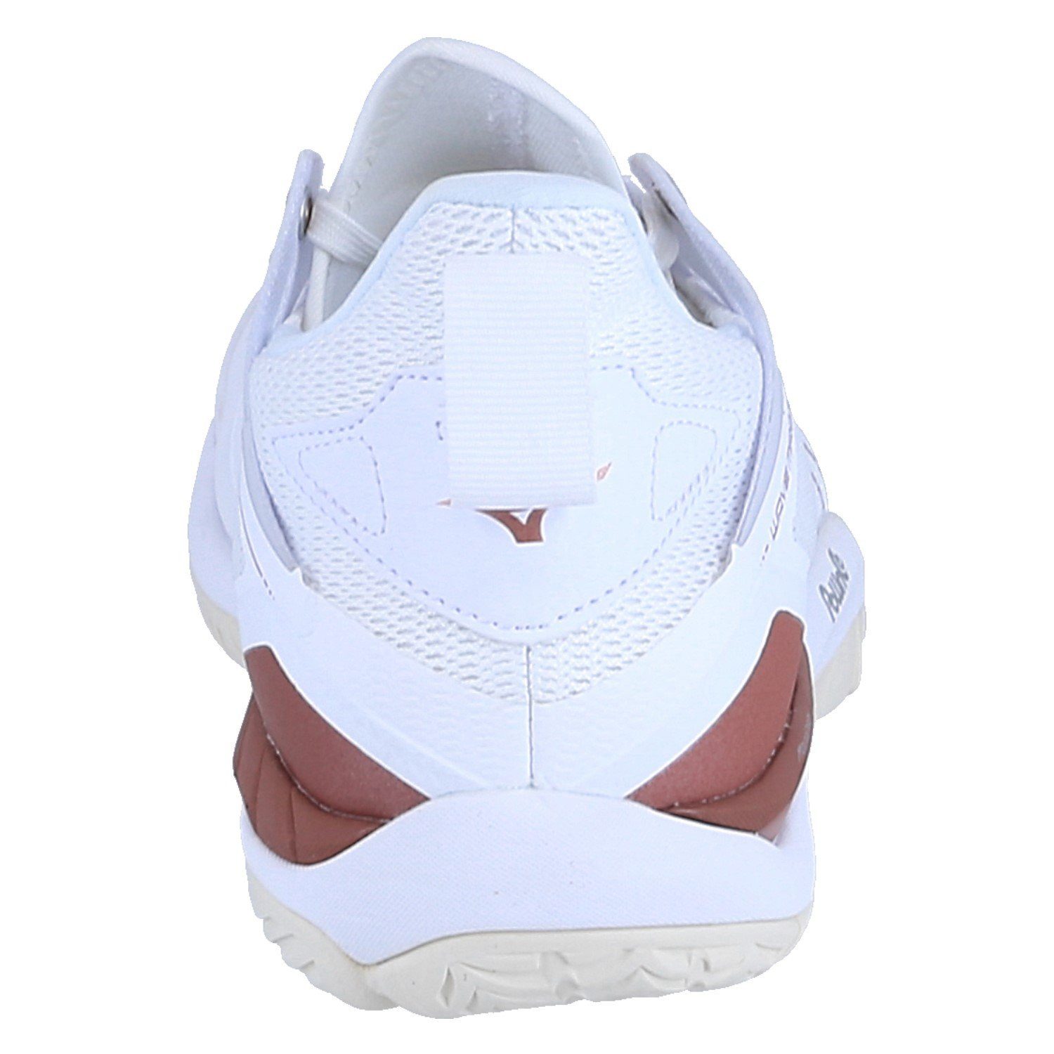 Mizuno Hallen-Indoorschuhe Wave Mirage 4 beige/weiss Damen Squashschuh