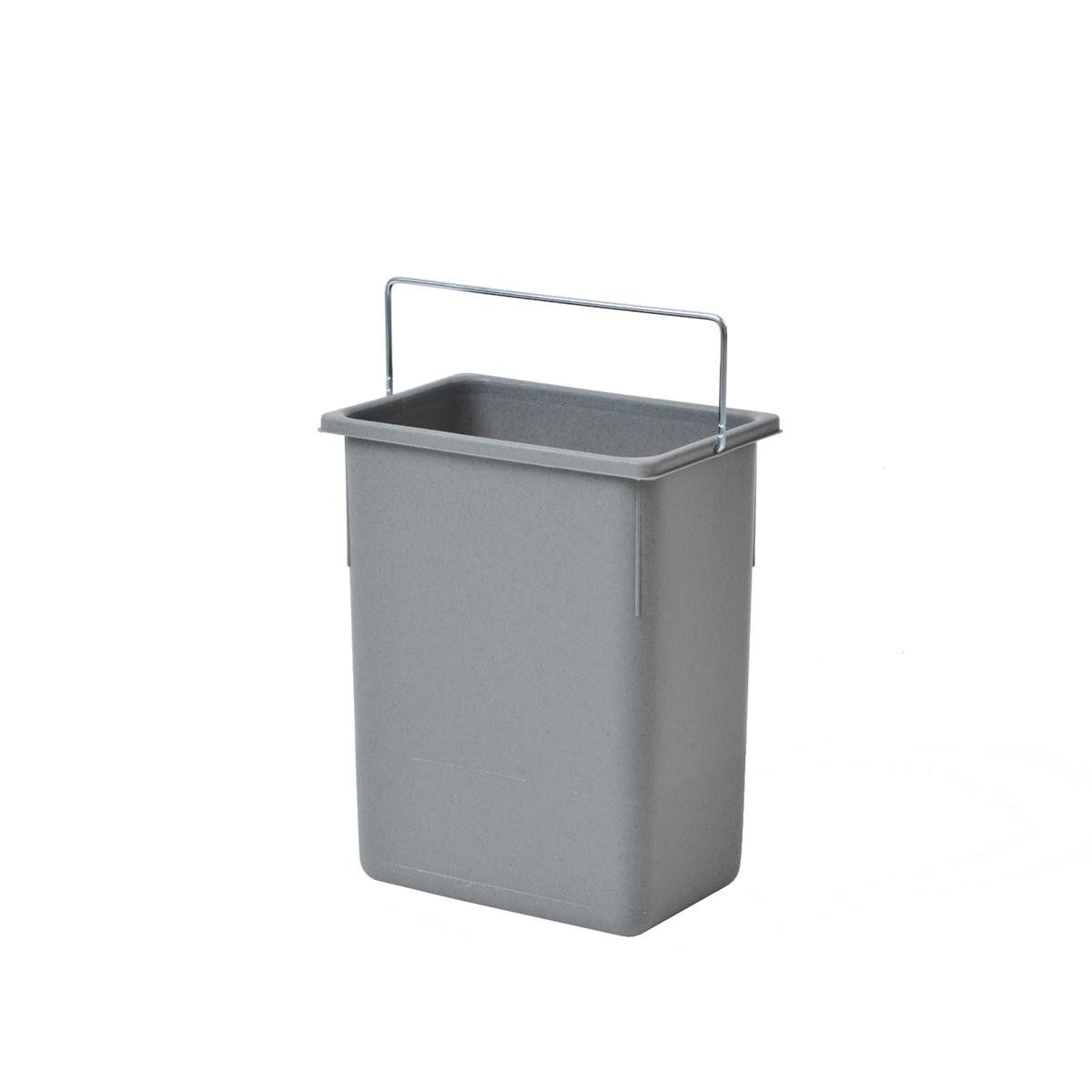 Hailo Einbaumülleimer Hailo Inneneimer 1094089 hellgrau 8,5 L 226 x 150 x 287 mm mit Henkel
