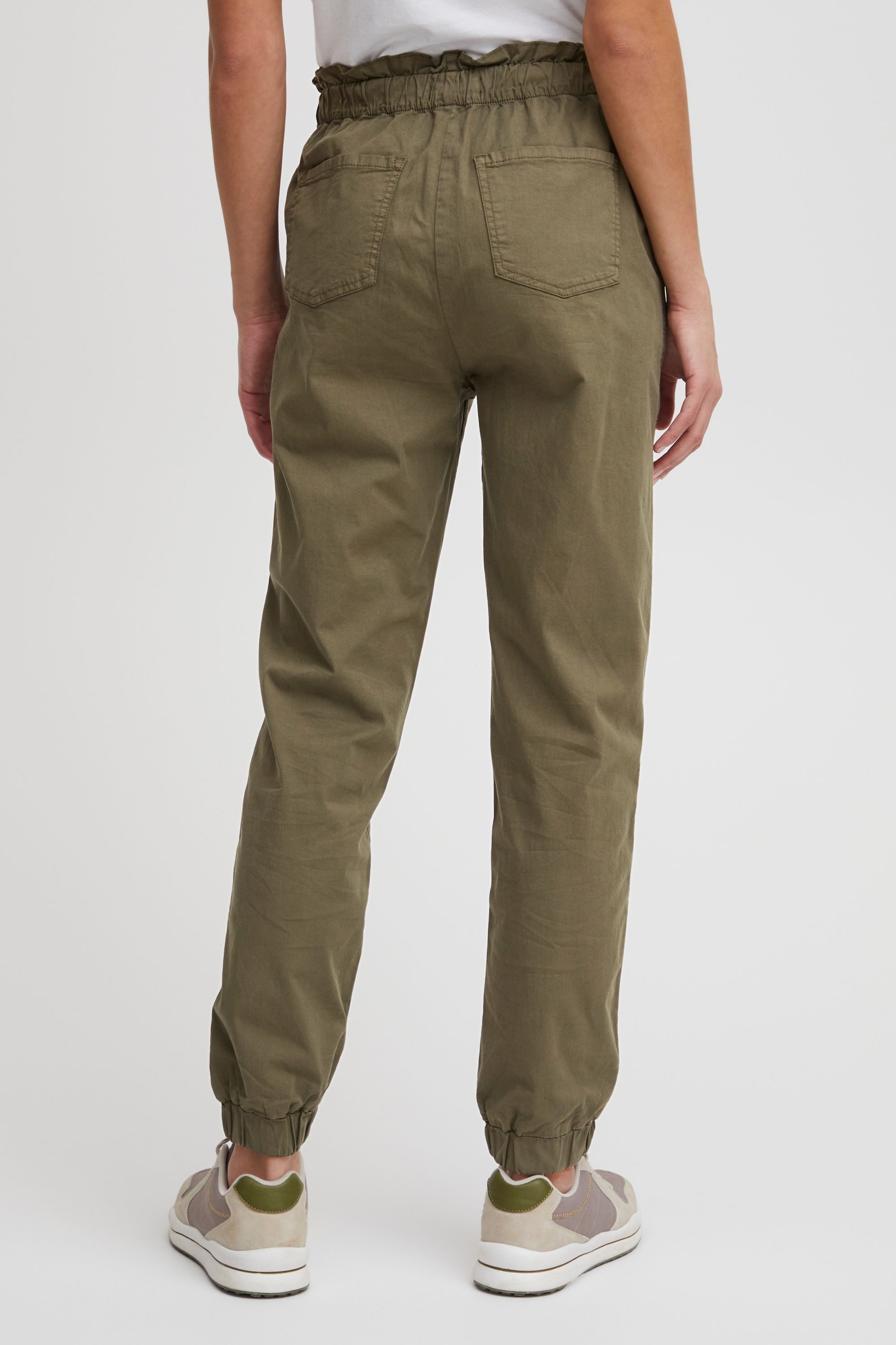OXMO Chinohose OXCobie Stoffhose mit Paperbag-Bund